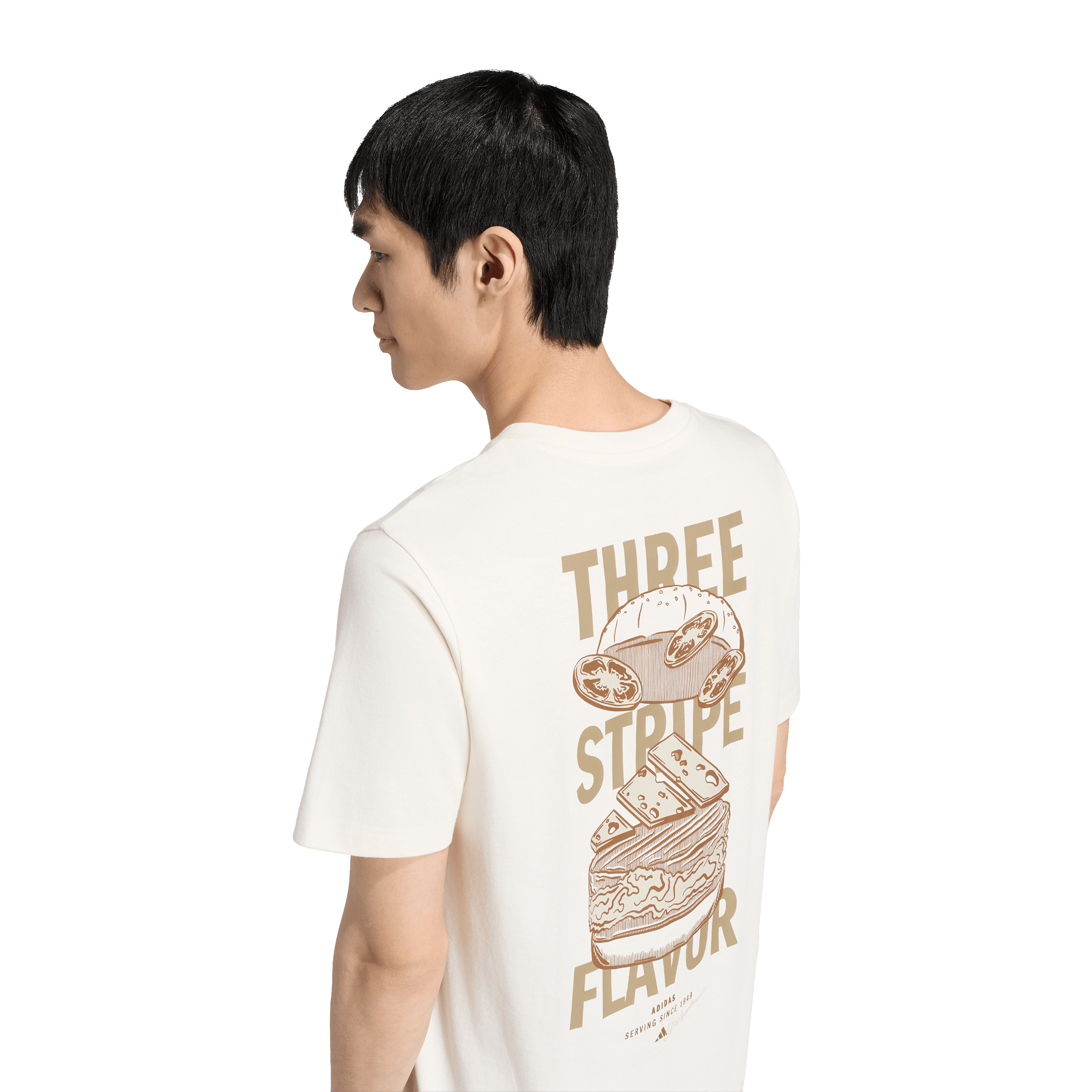 Mens adidas Burger Flavor Graphic Tee