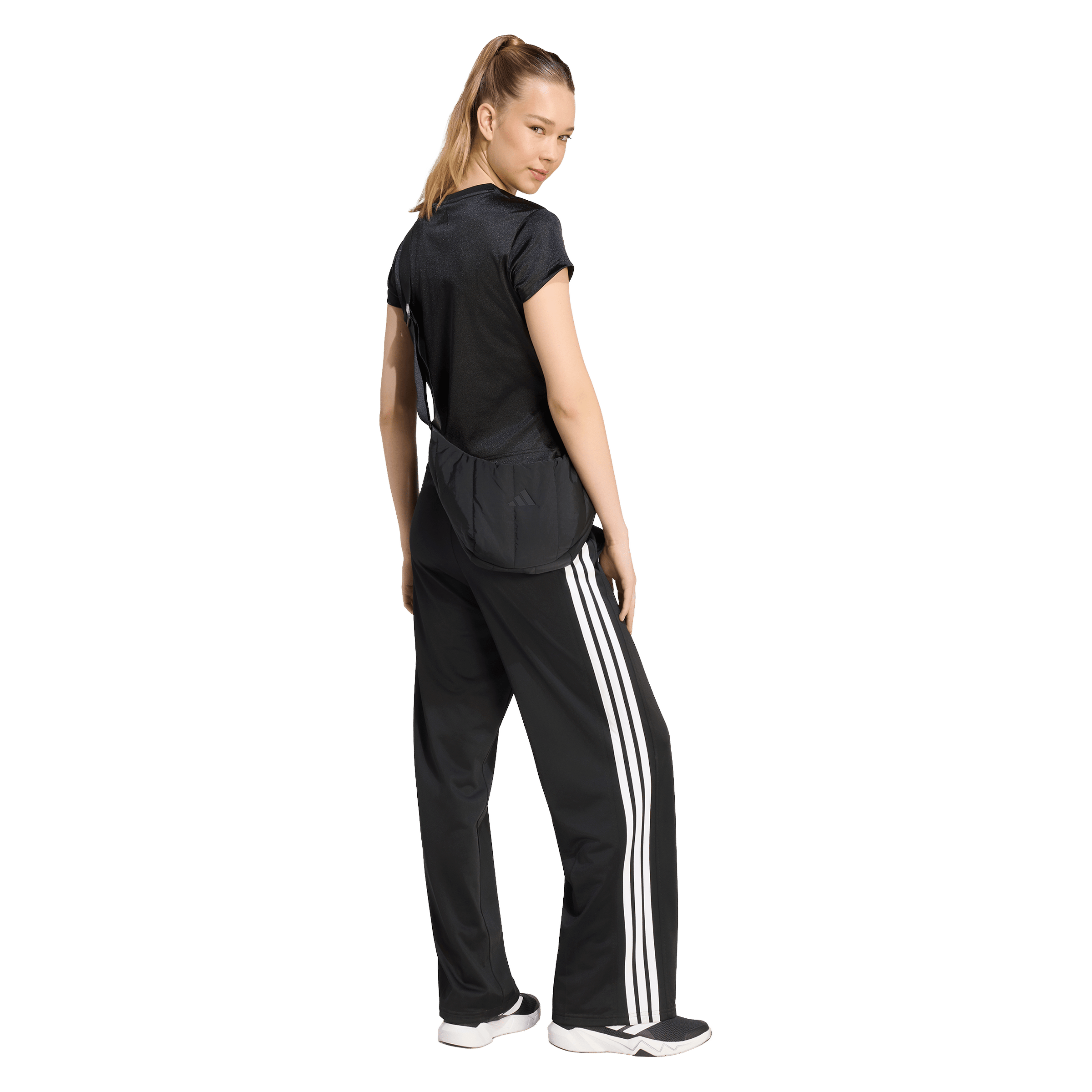 Womens adidas Dayready Wide Leg Track Pants