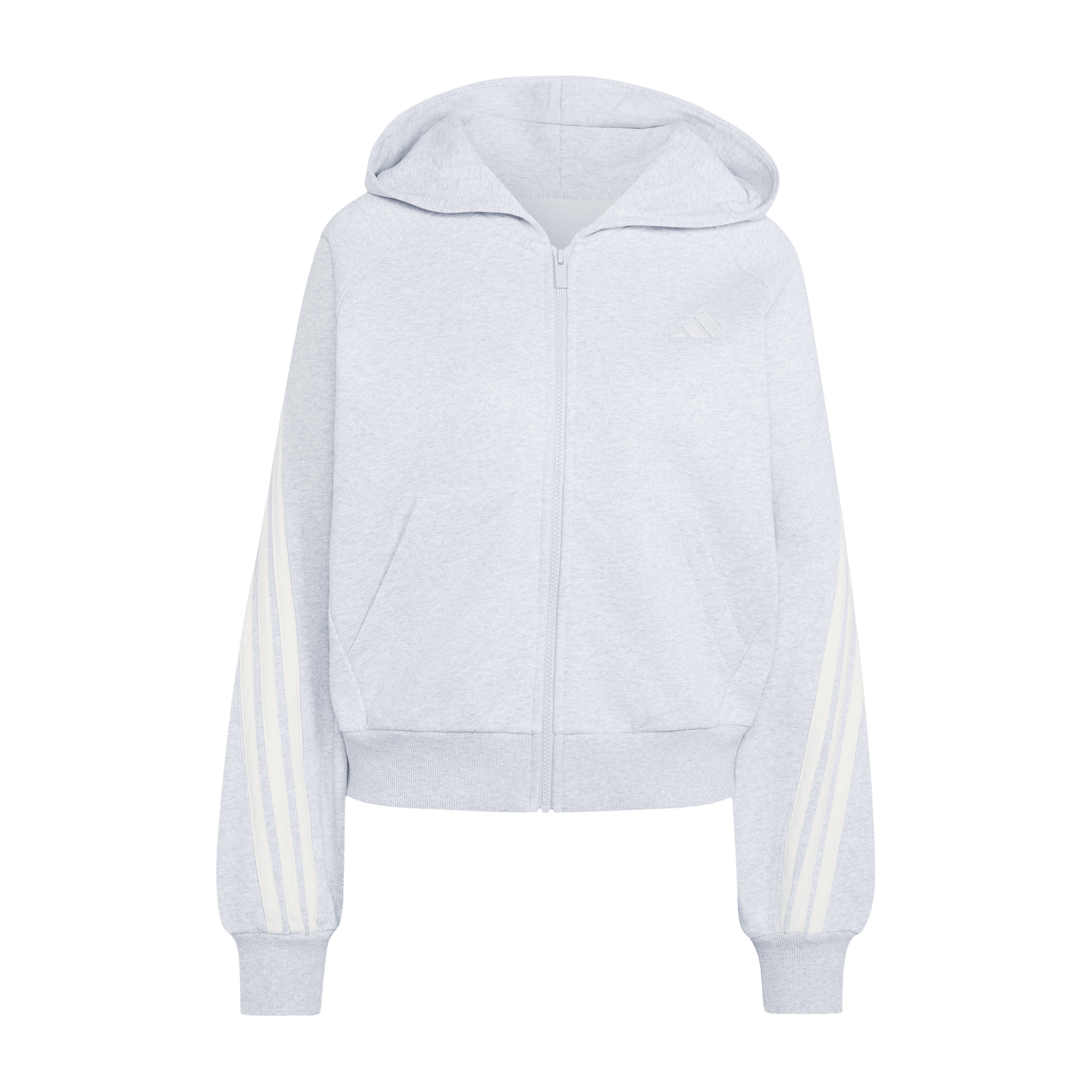 Womens adidas KIT 3-Stripes Full-Zip Hoodie