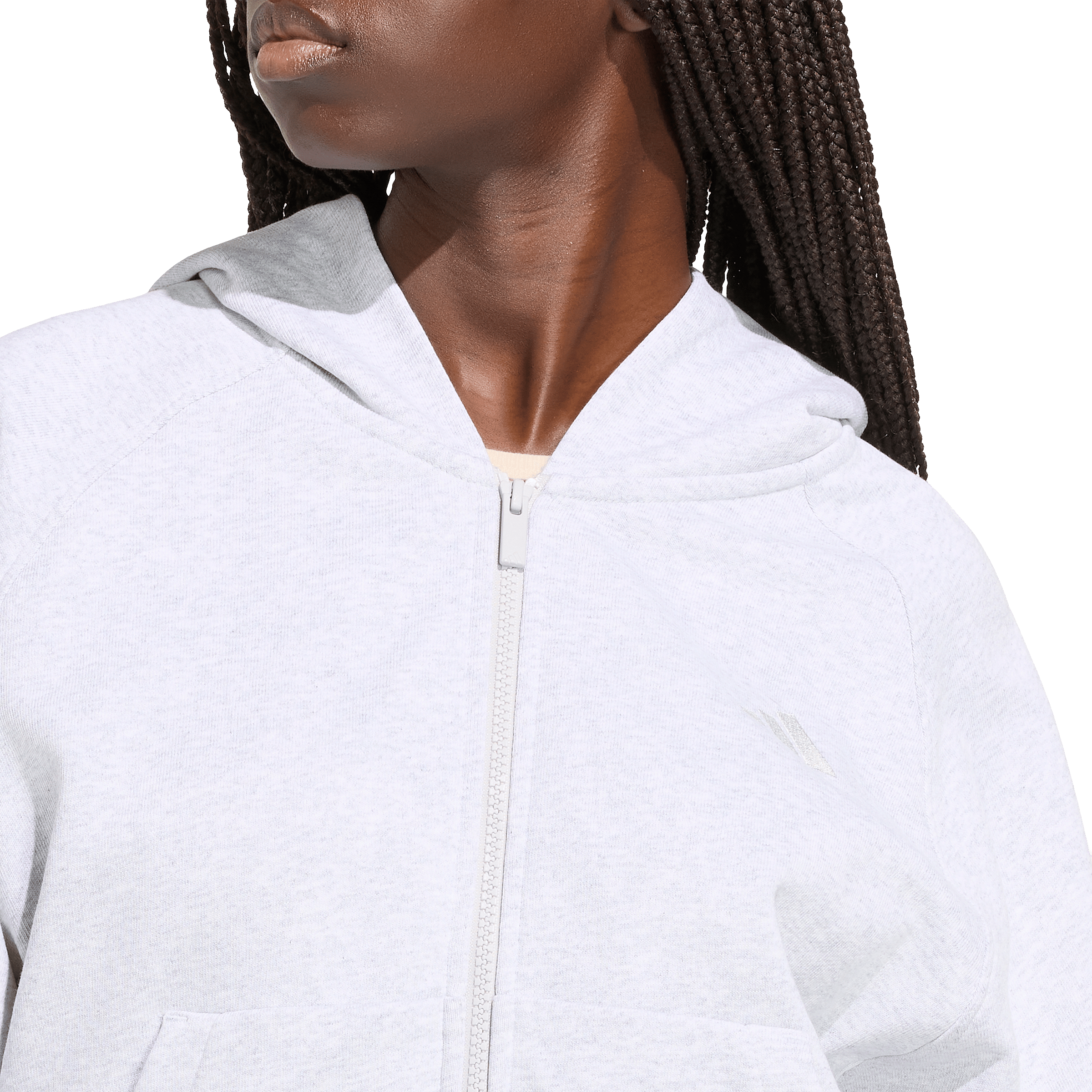 Womens adidas KIT 3-Stripes Full-Zip Hoodie