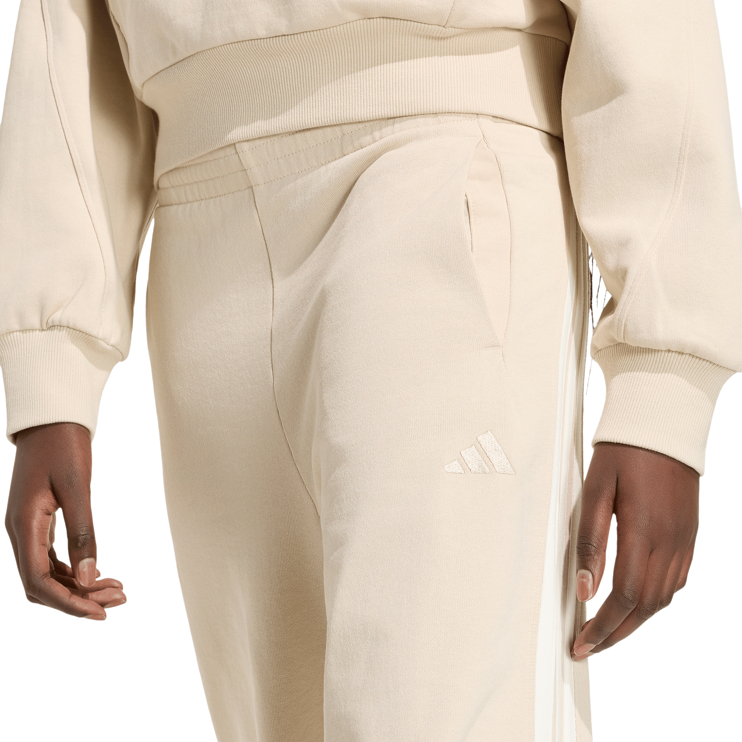 Womens adidas KIT 3-Stripes Wide Pants