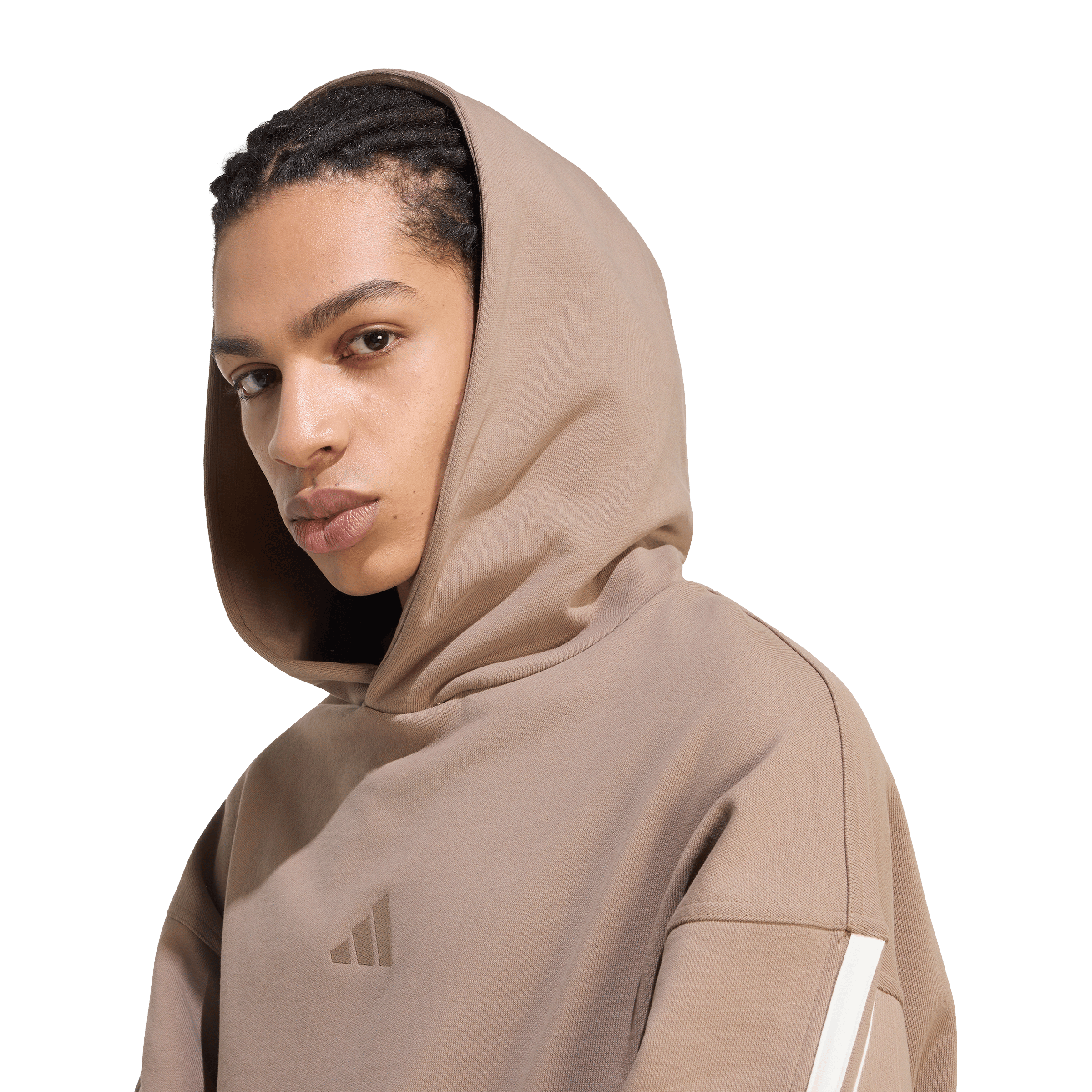 Mens adidas KIT 3-Stripes Hoodie