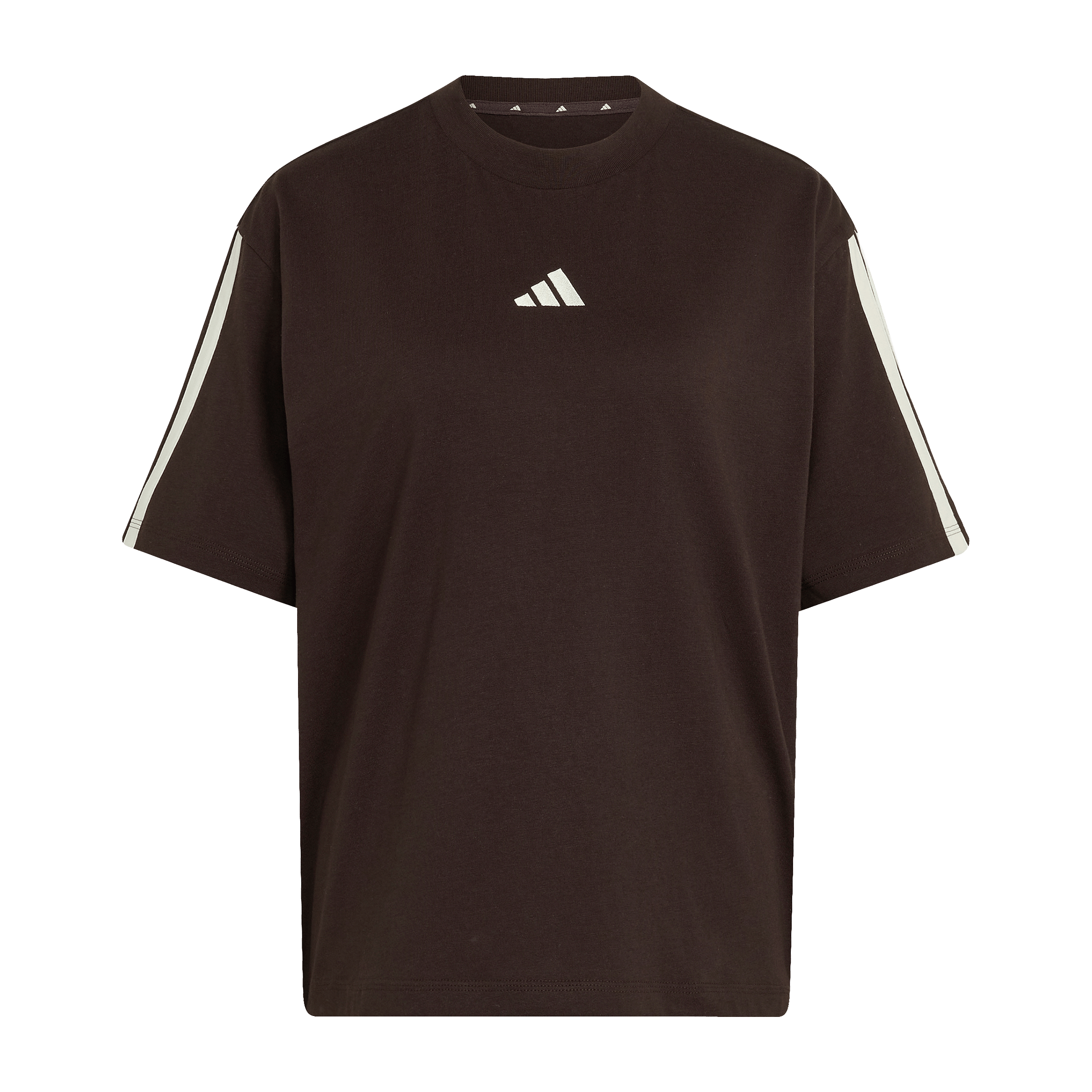 Womens adidas Essentials 3-Stripes Boyfriend Tee