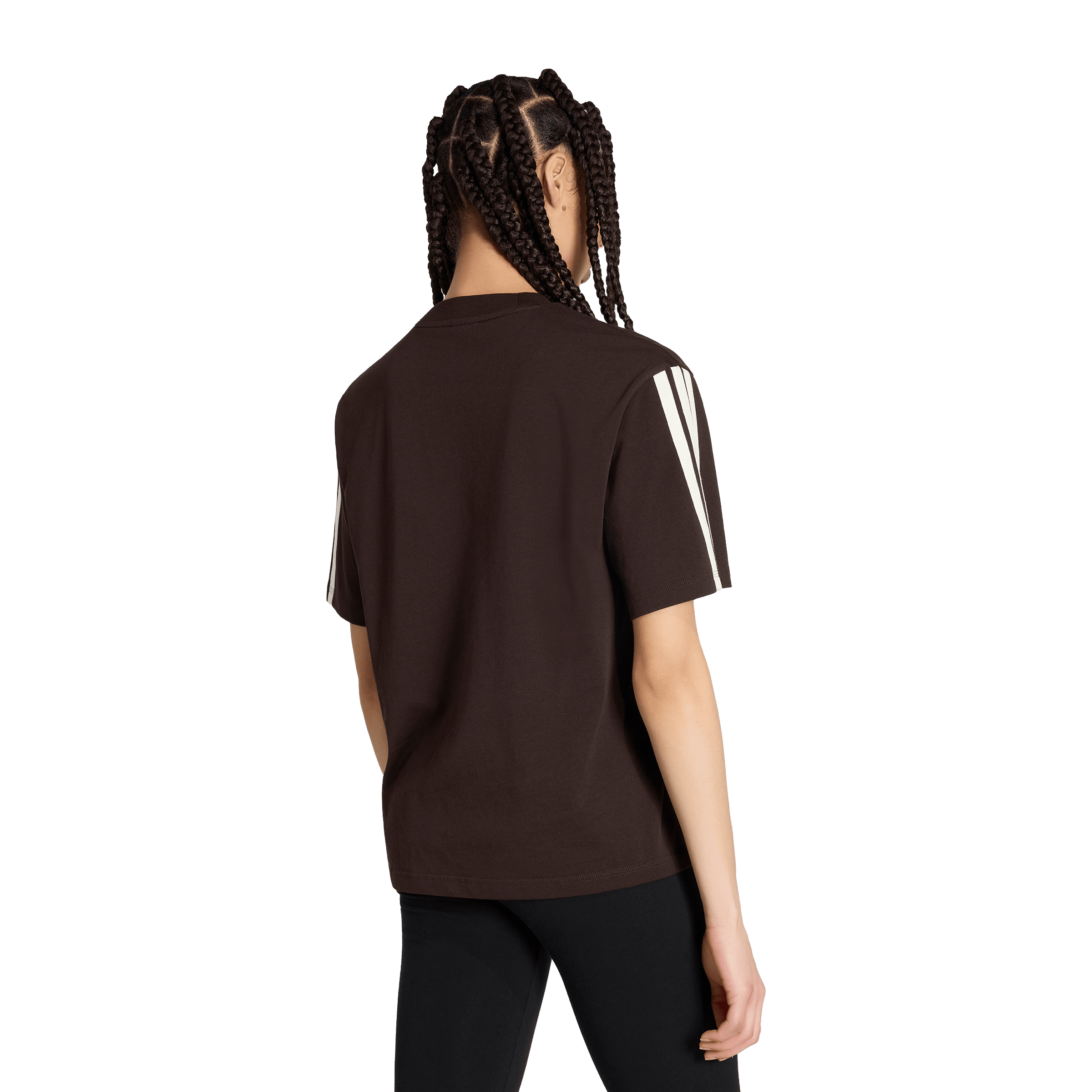 Womens adidas Essentials 3-Stripes Boyfriend Tee
