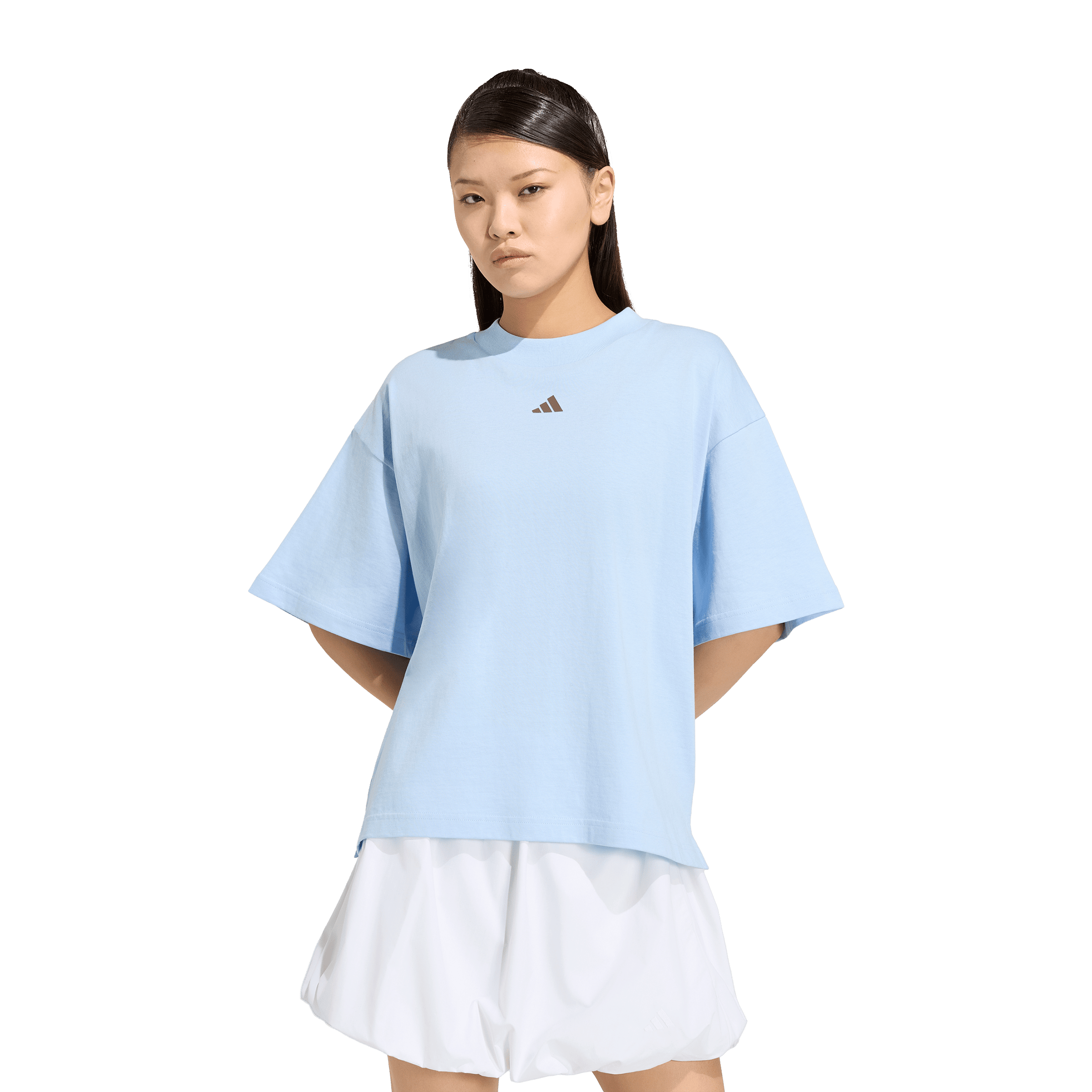 Womens adidas 3-Stripes Studio Tee