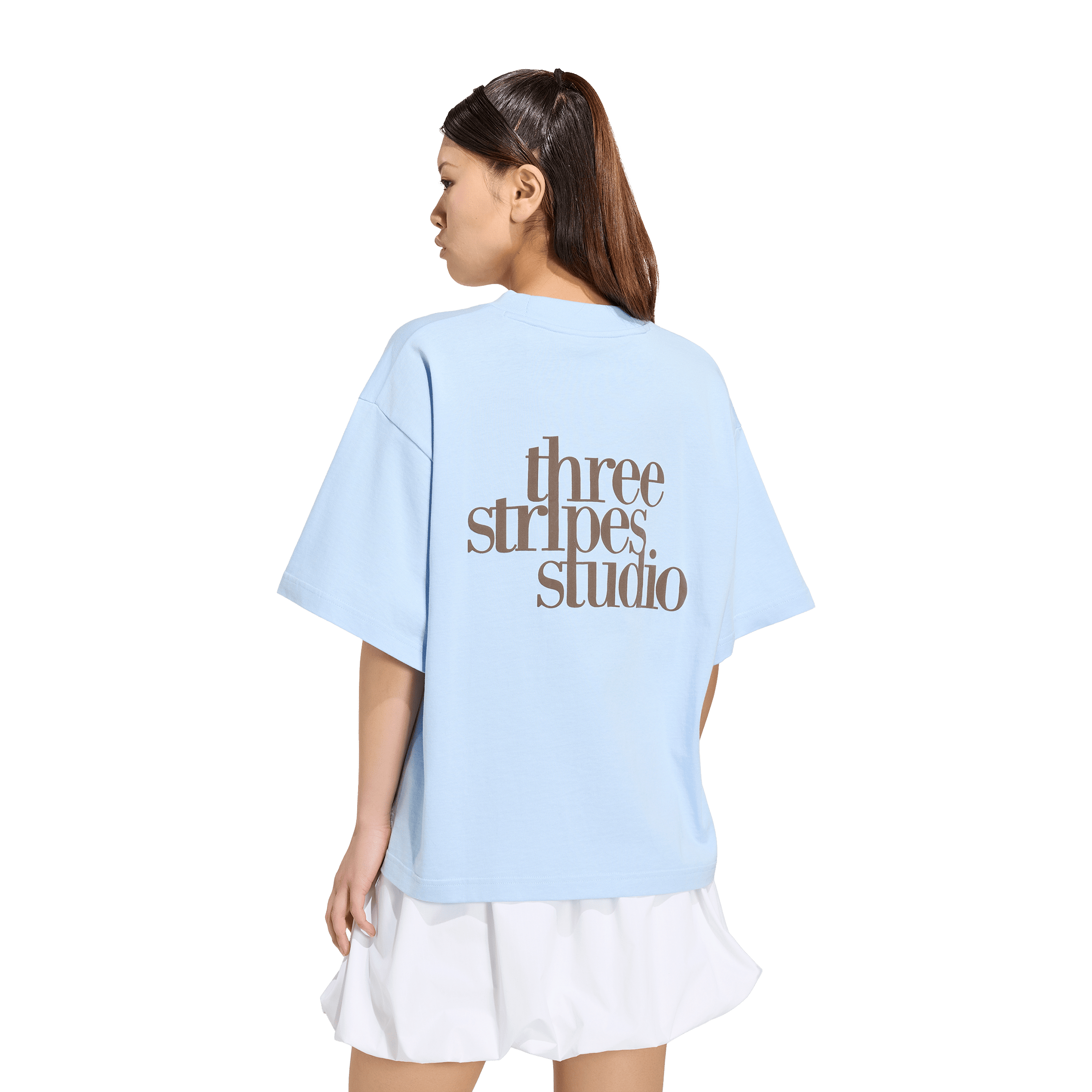 Womens adidas 3-Stripes Studio Tee