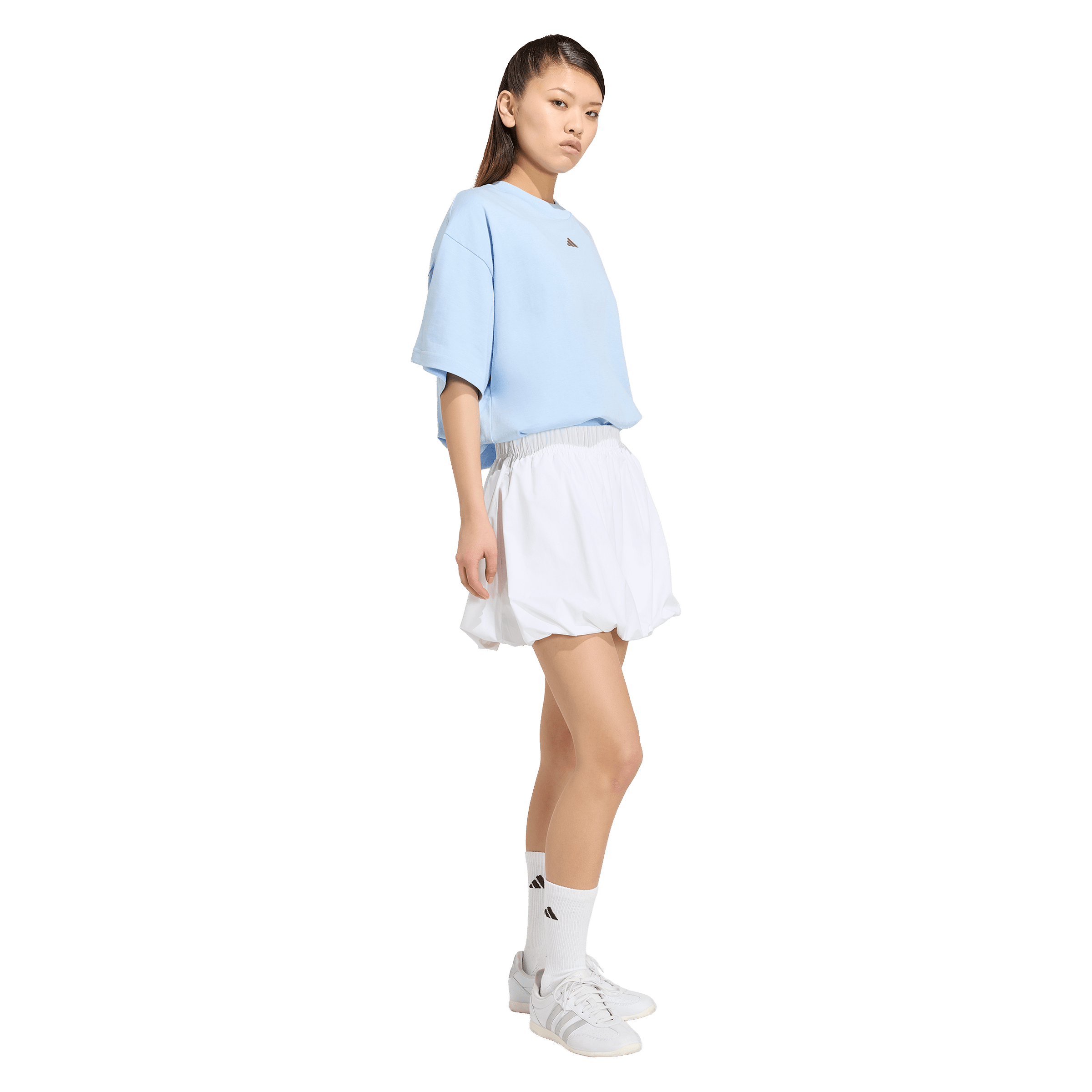 Womens adidas 3-Stripes Studio Tee