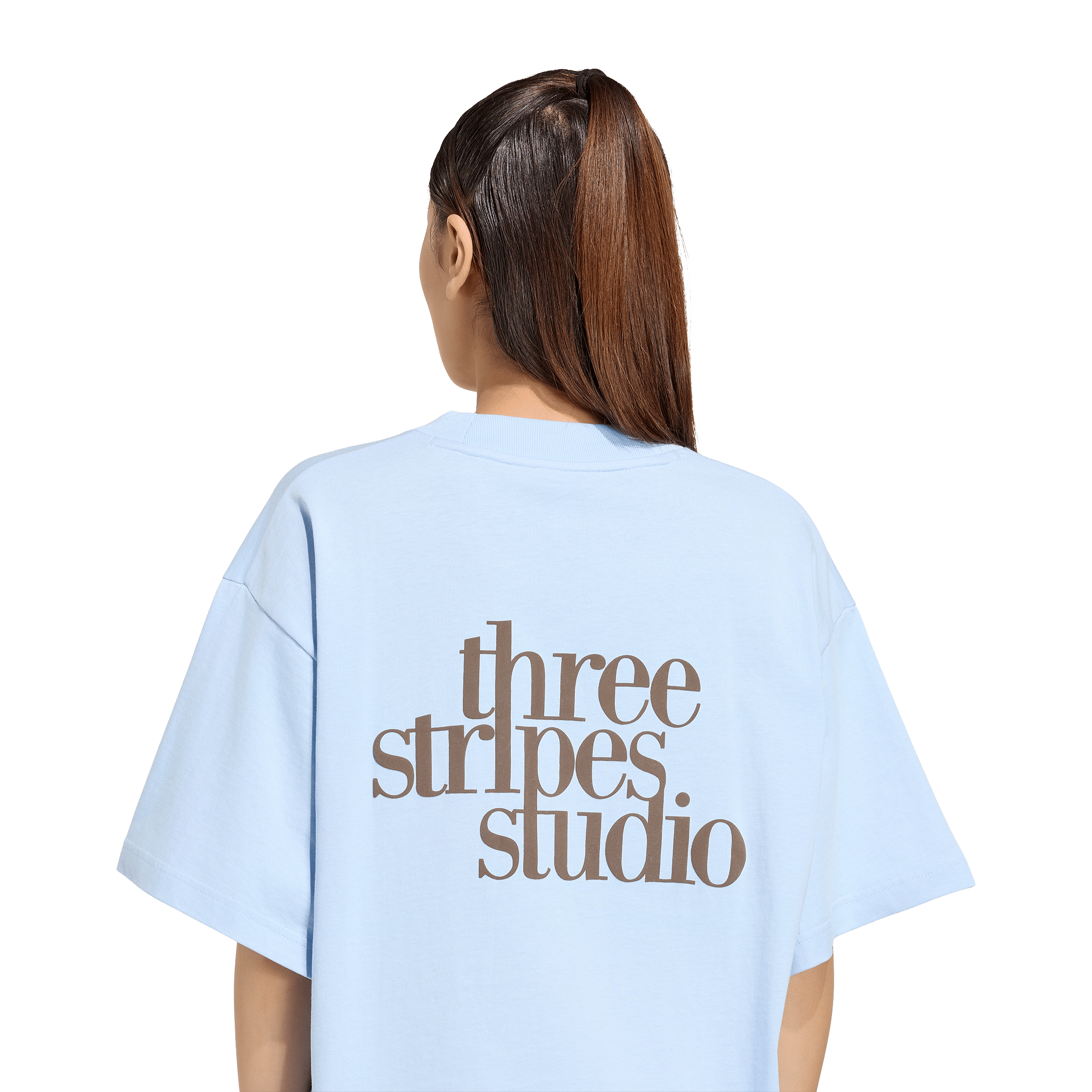 Womens adidas 3-Stripes Studio Tee