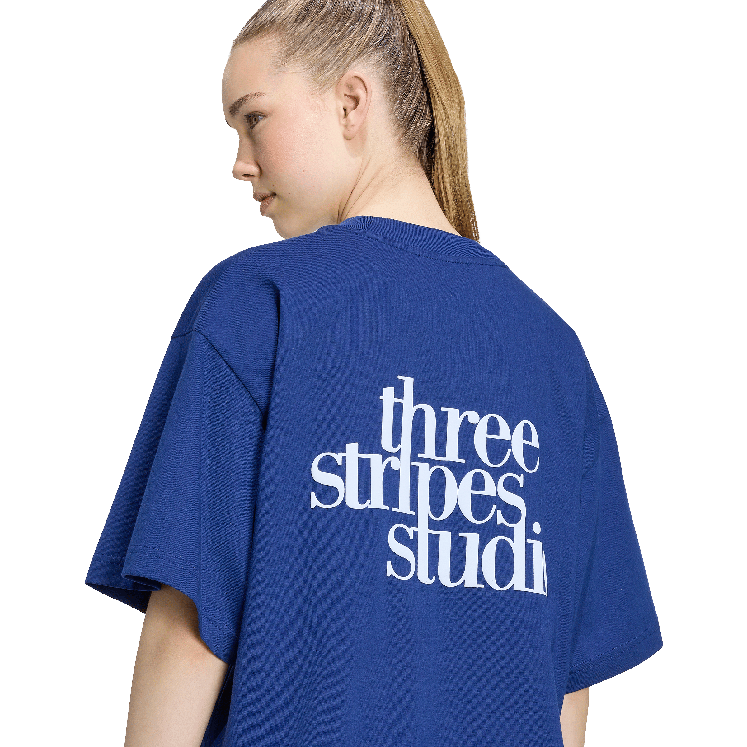 Womens adidas 3-Stripes Studio Tee
