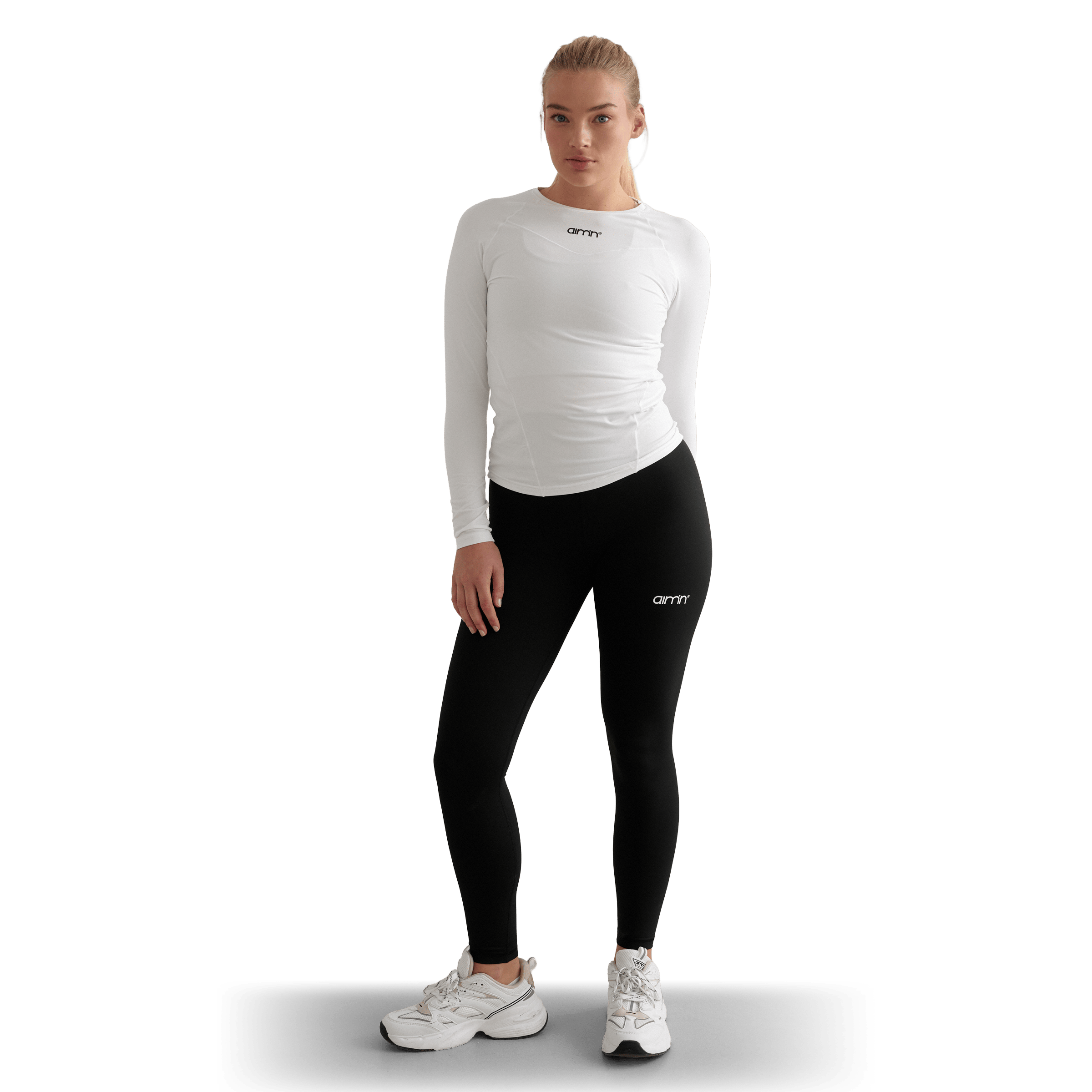 Womens AIM'N Soft Basic Long Sleeve Top