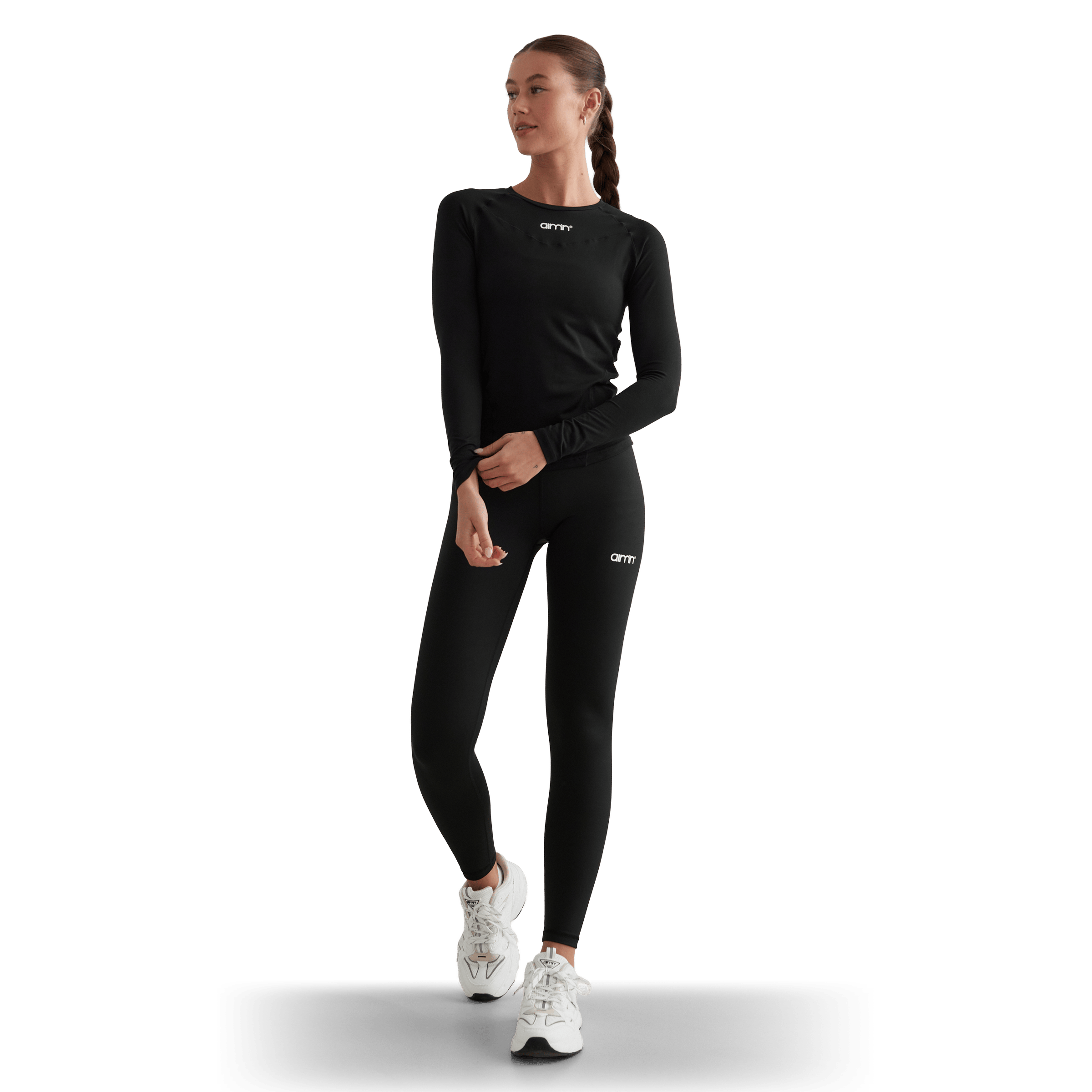 Womens AIM'N Soft Basic Long Sleeve Top