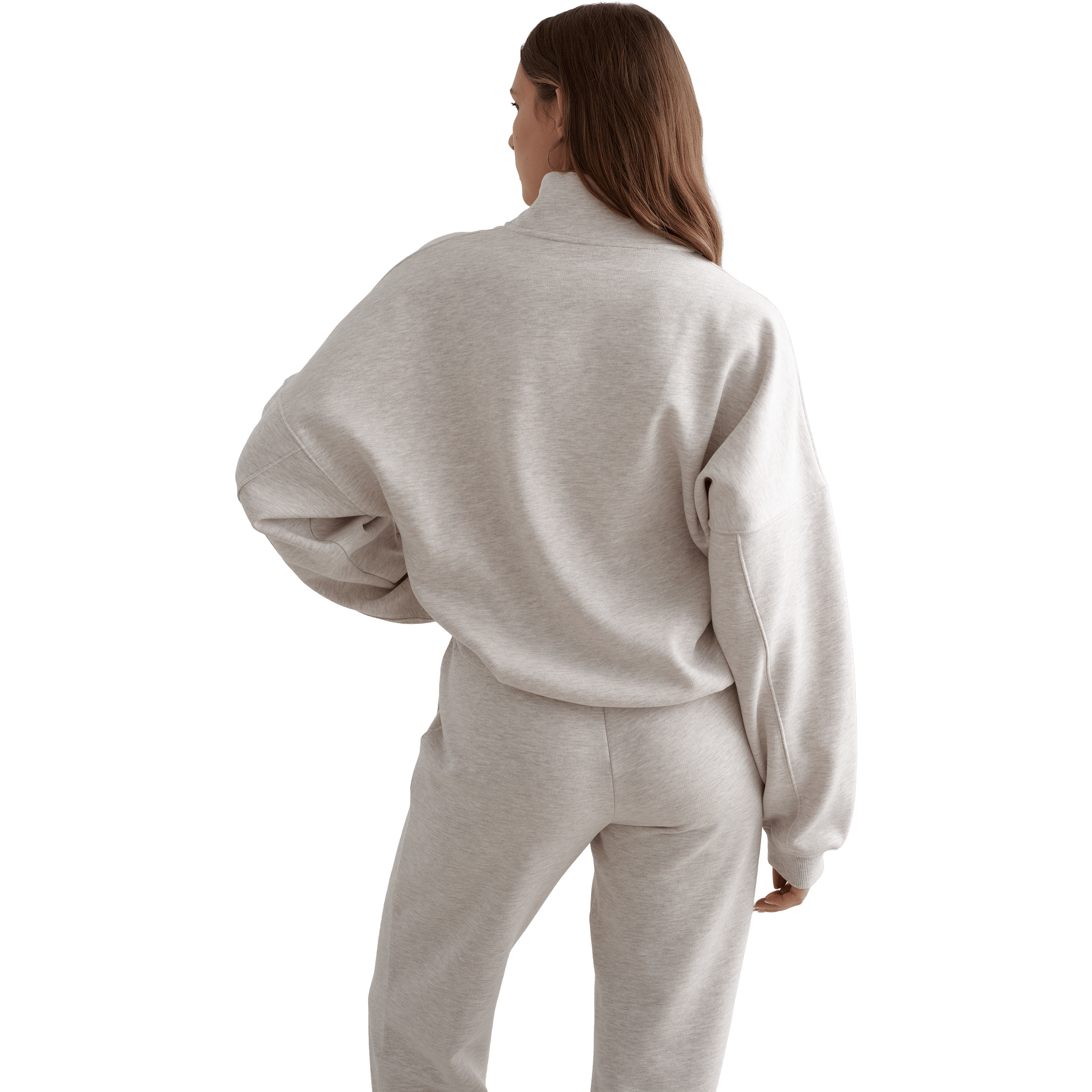 Womens AIM'N Varsity Sweat Half Zip