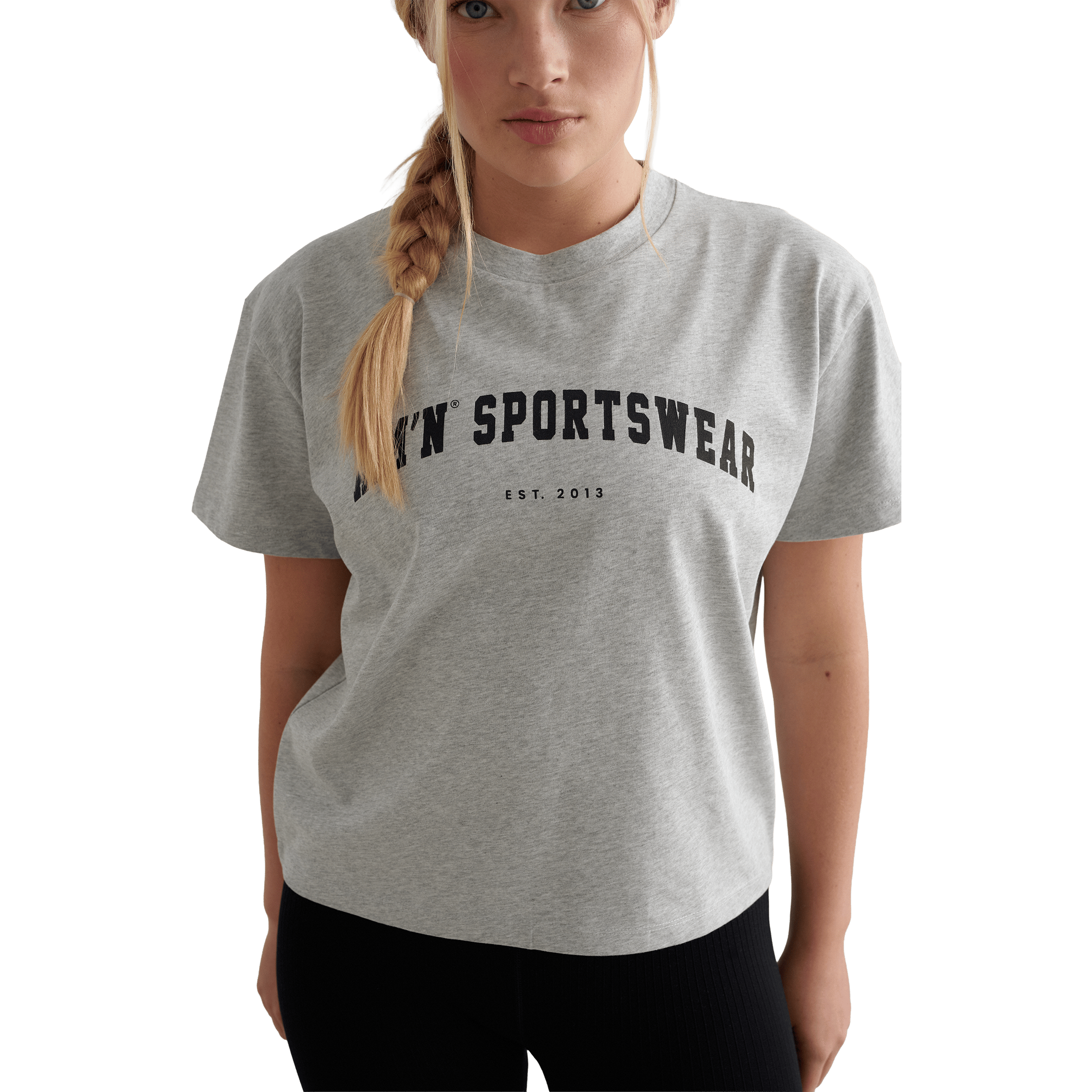 Womens AIM'N Varsity Boxy Tee
