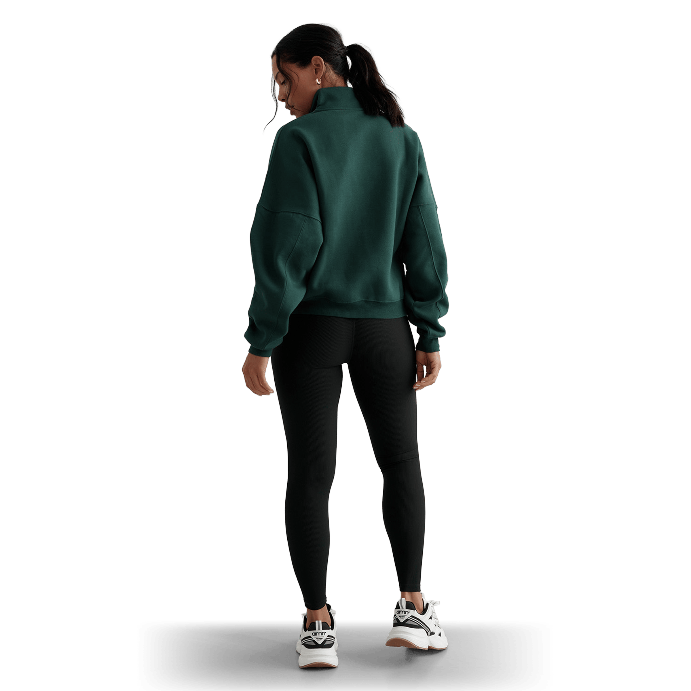 Womens AIM'N Varsity Sweat Half Zip