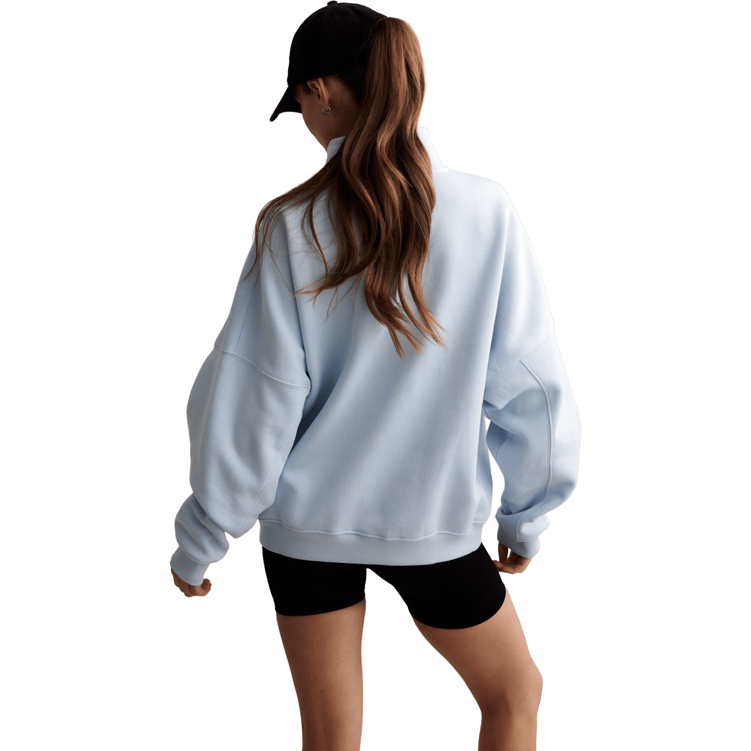 Womens AIM'N Varsity Sweat Half Zip