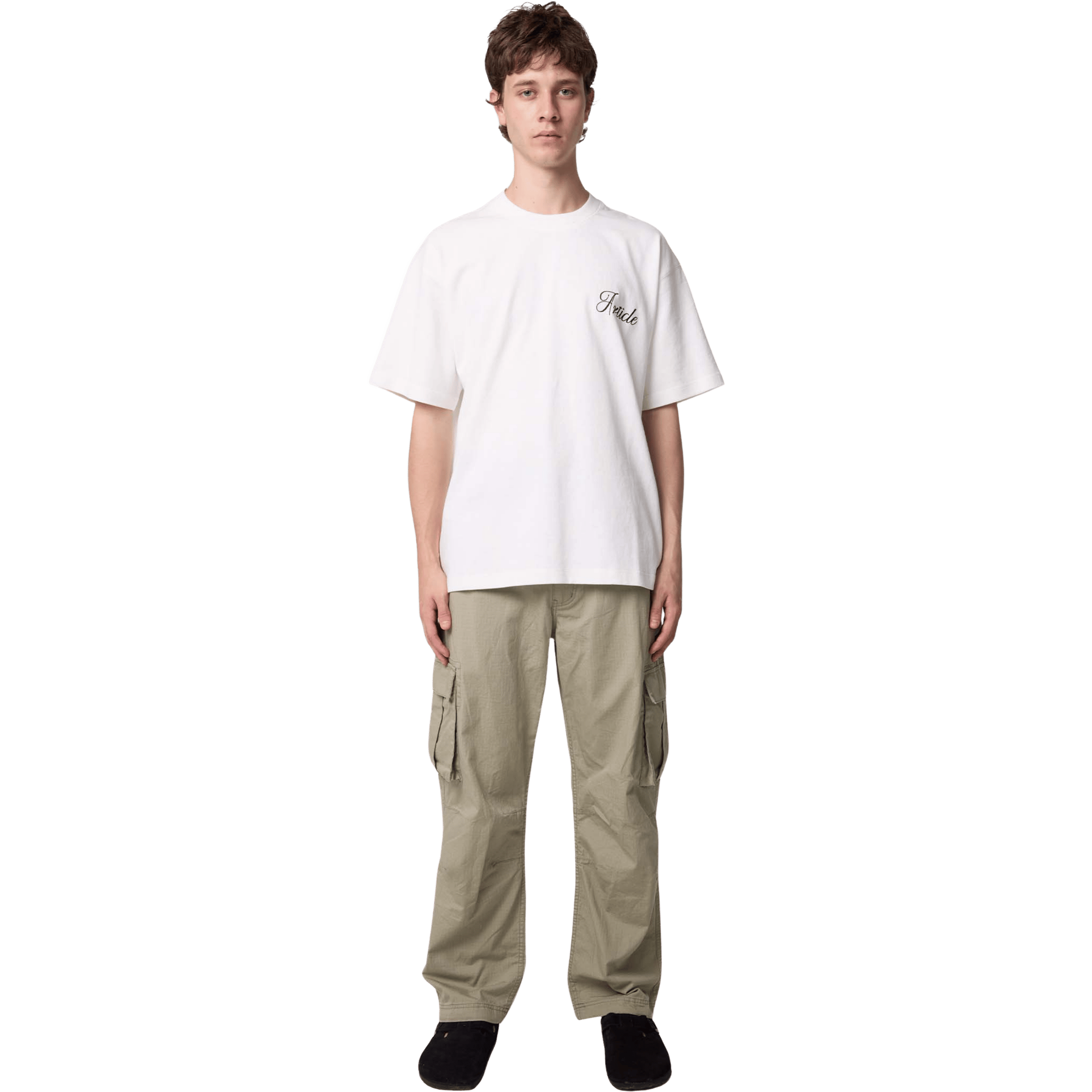 Mens Article One Double Script Tee