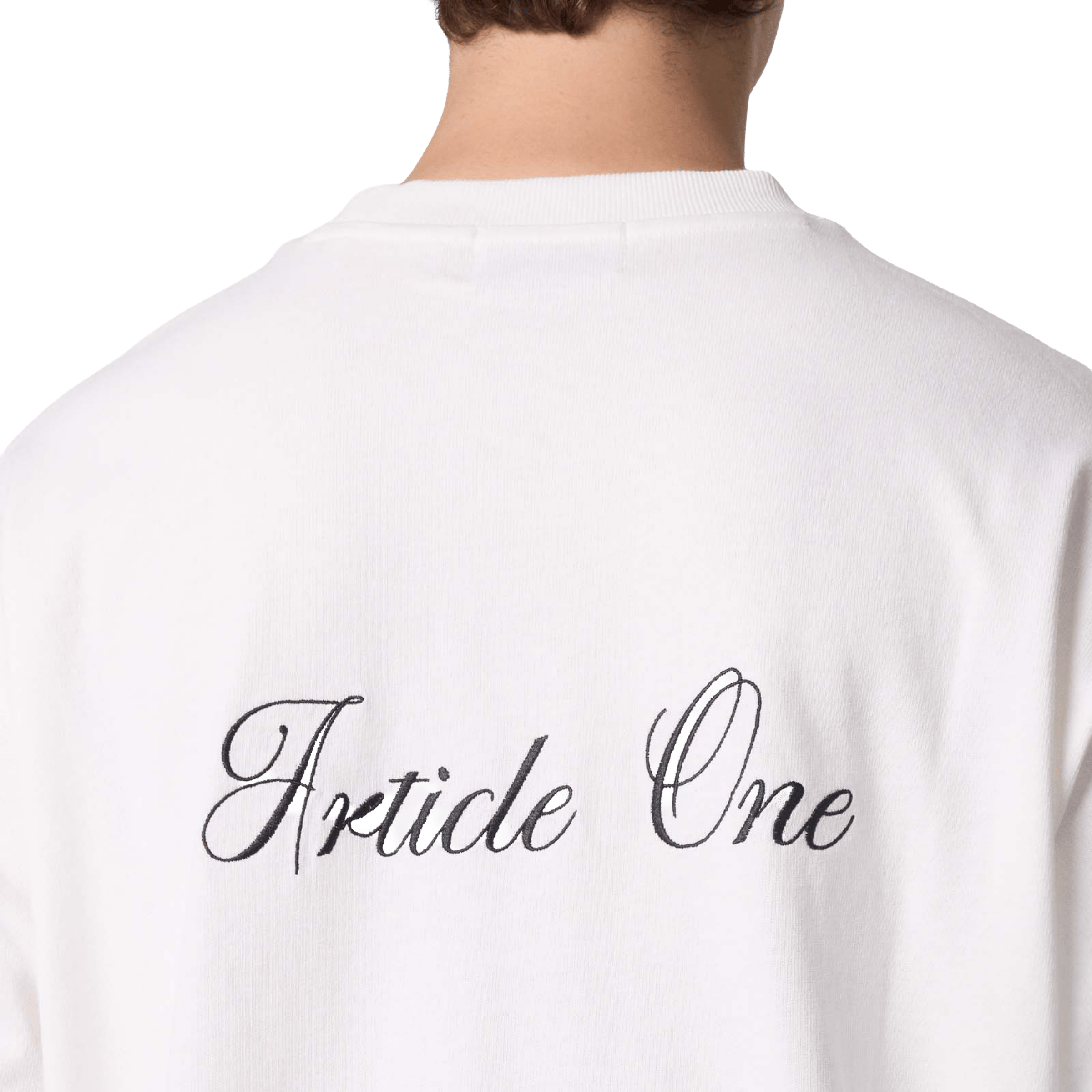 Mens Article One Double Script Tee
