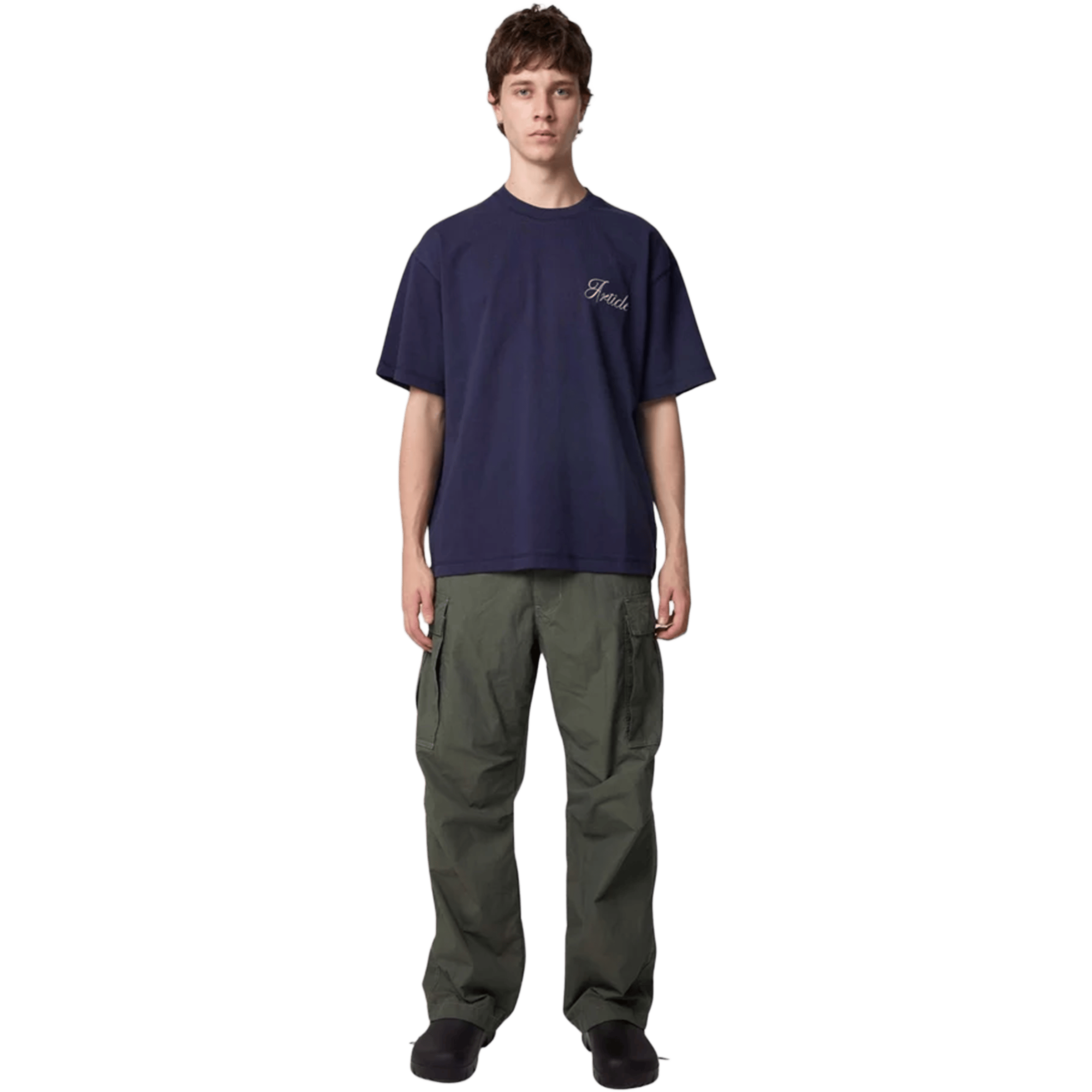 Mens Article One Double Script Tee