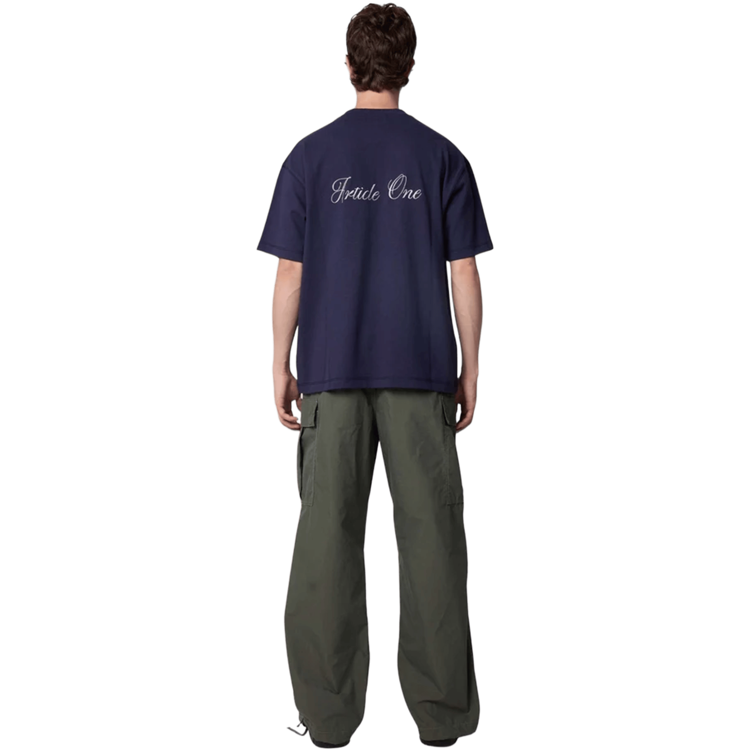 Mens Article One Double Script Tee