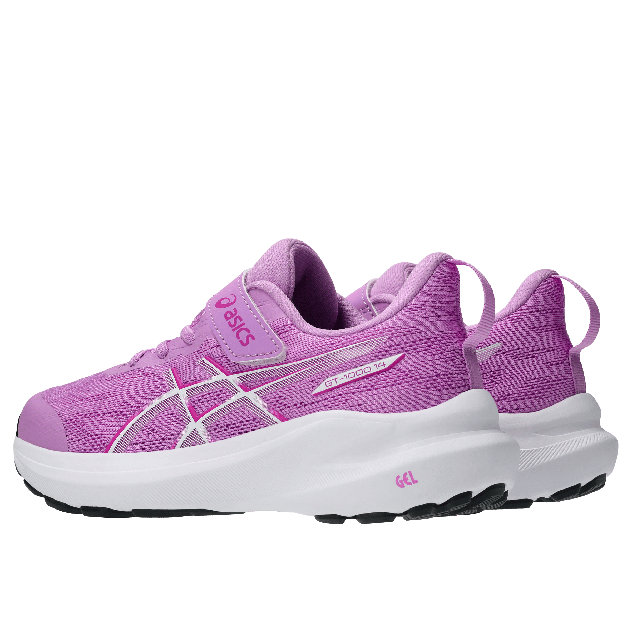 Kids Asics GT-1000 14 (PS Velcro) Running Shoes