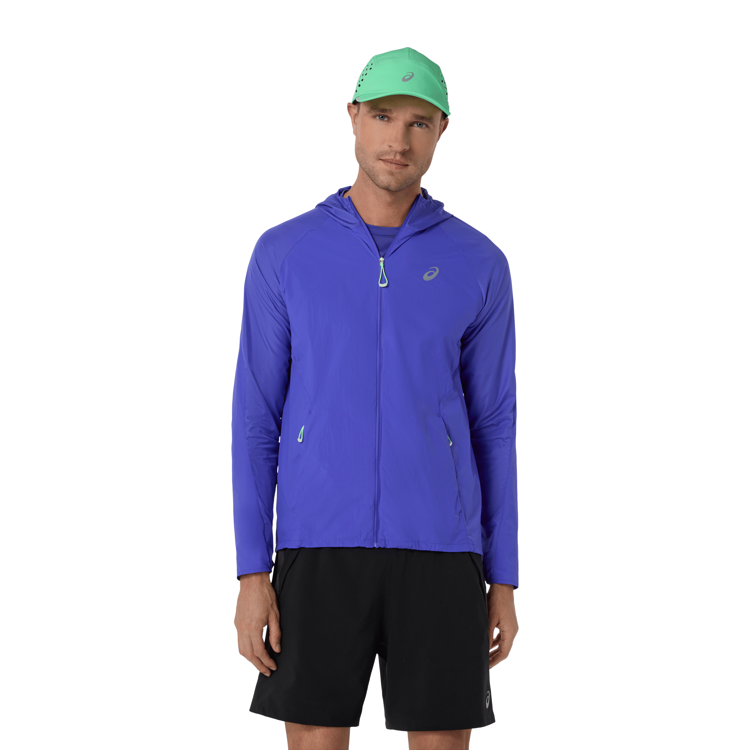 Mens Asics Road Packable Jacket