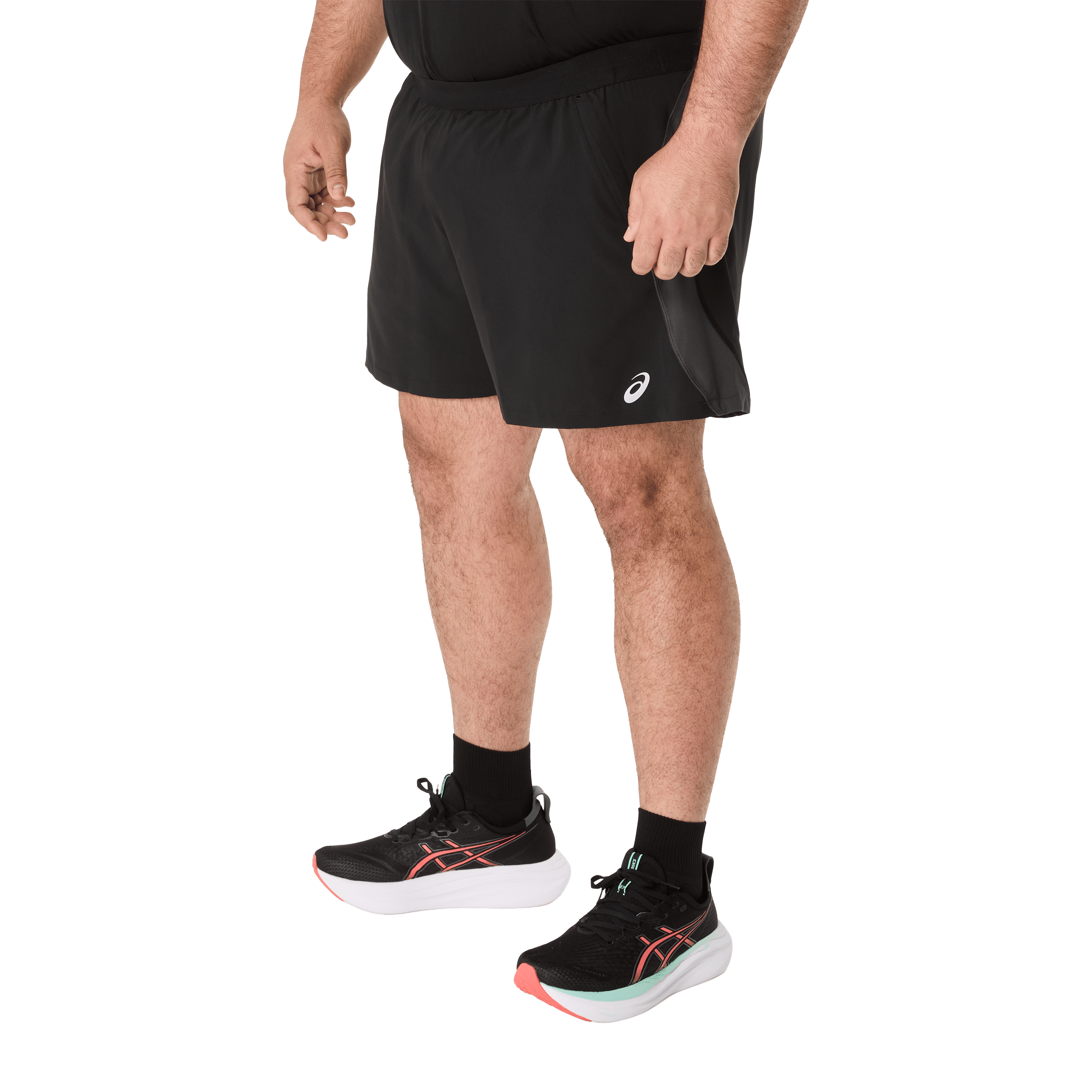 Mens Asics Road (5") Shorts