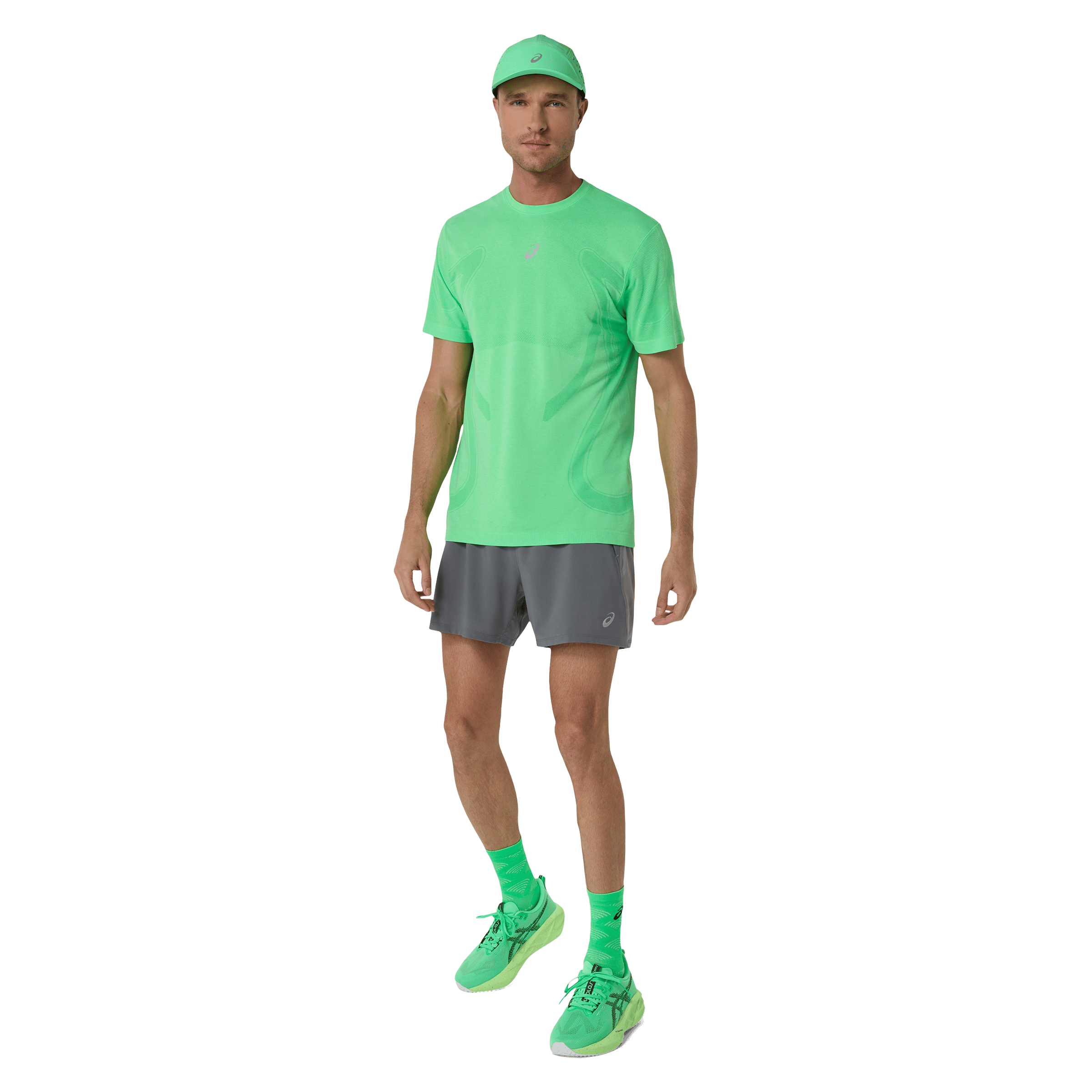 Mens Asics Road (5") Shorts