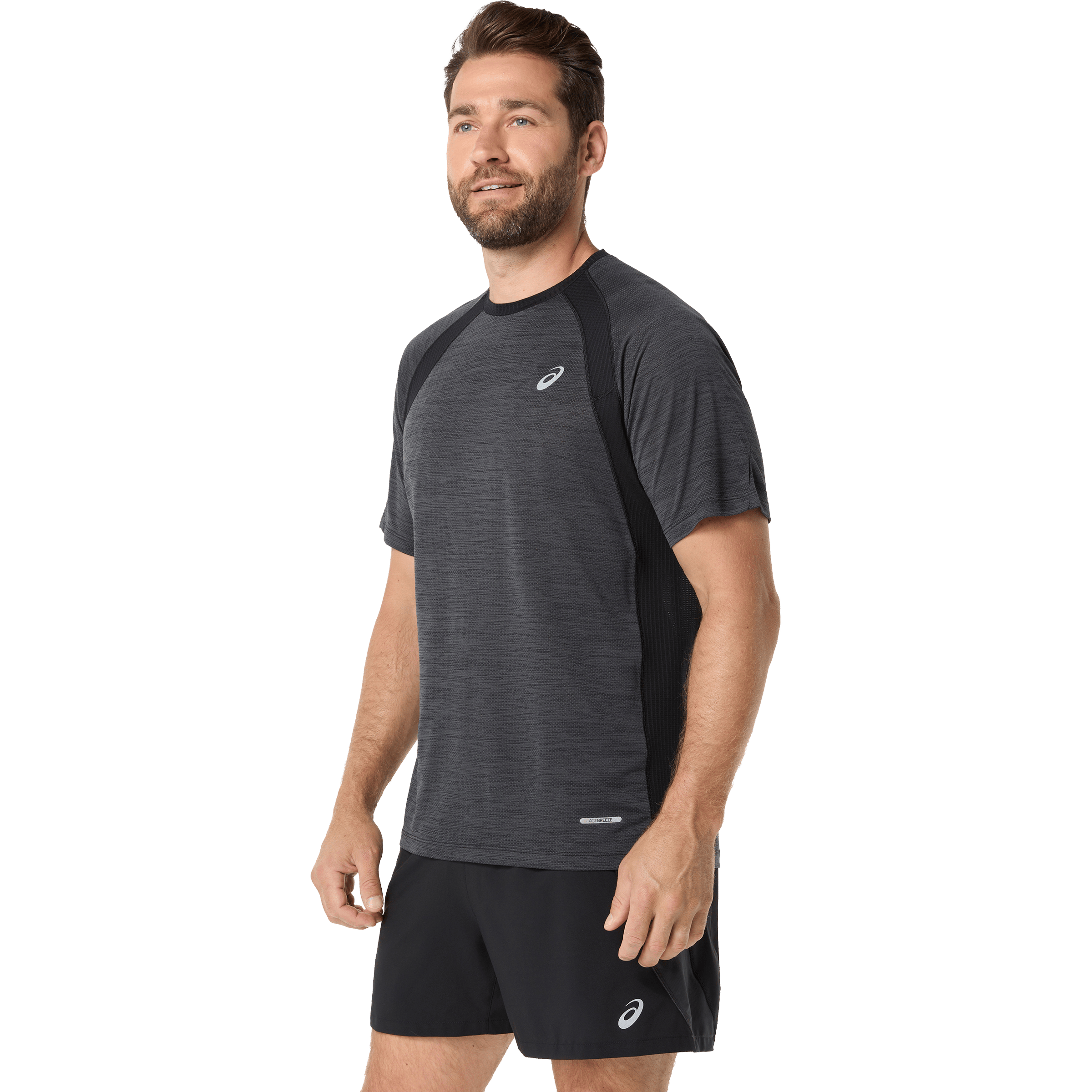 Mens Asics Road Short Sleeve Tee