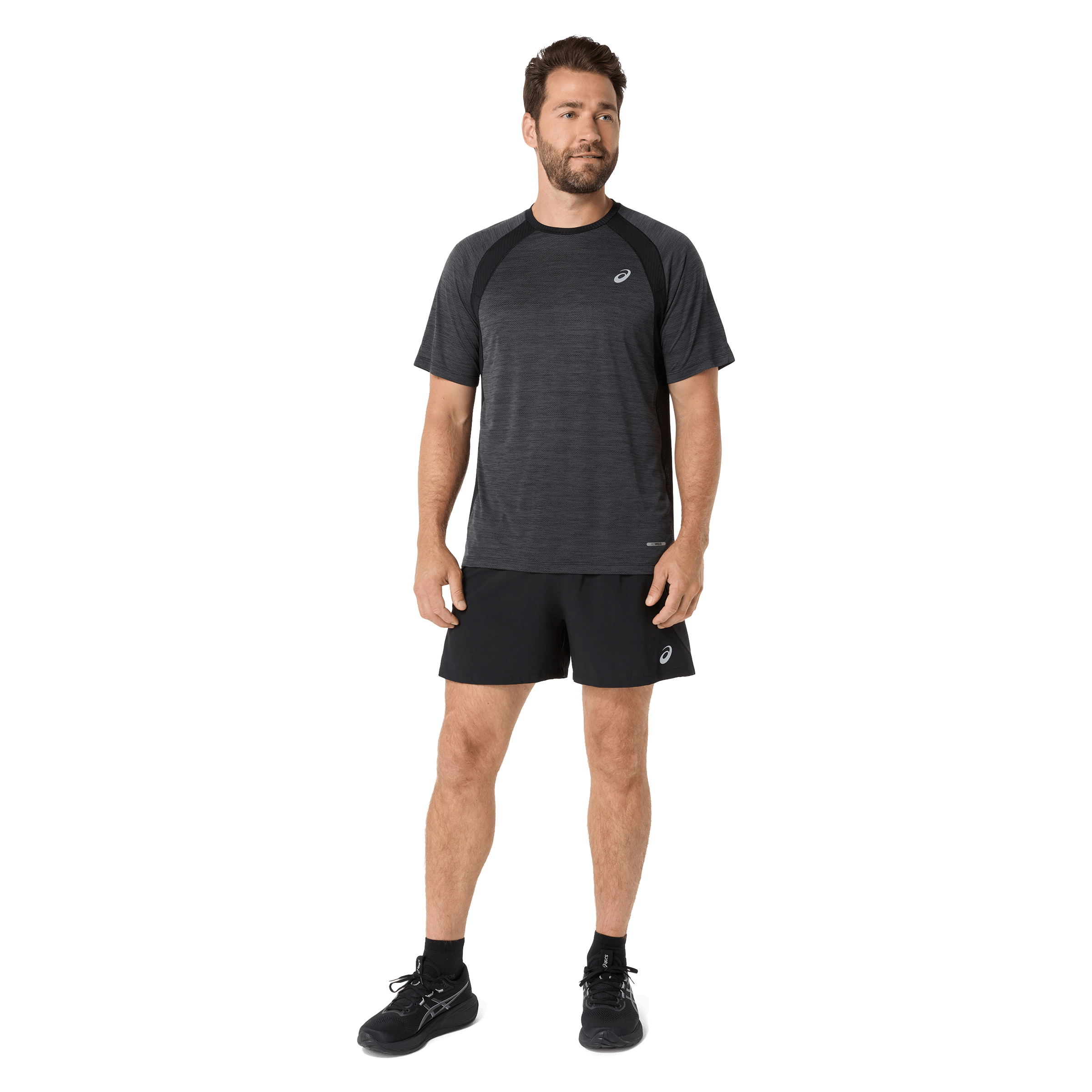 Mens Asics Road Short Sleeve Tee