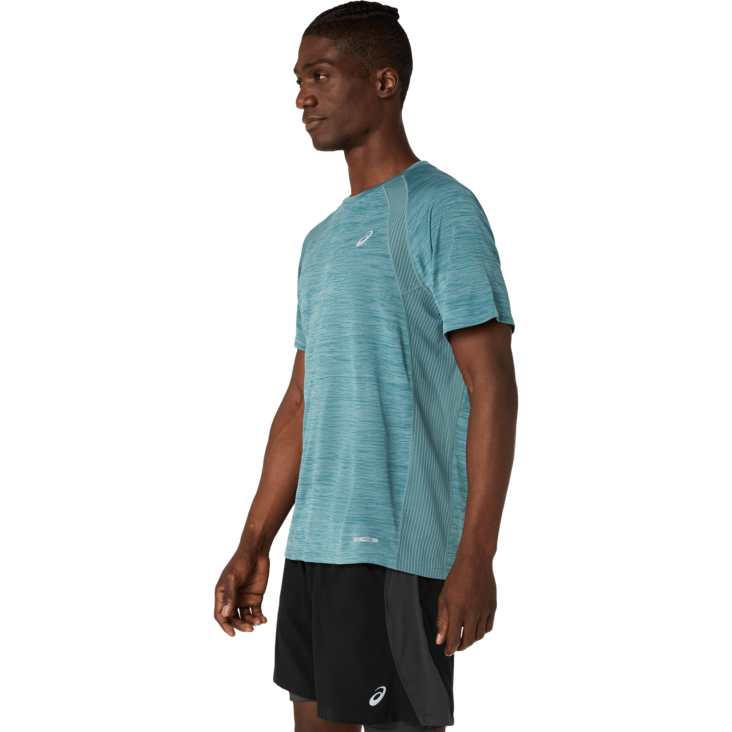 Mens Asics Road Short Sleeve Tee