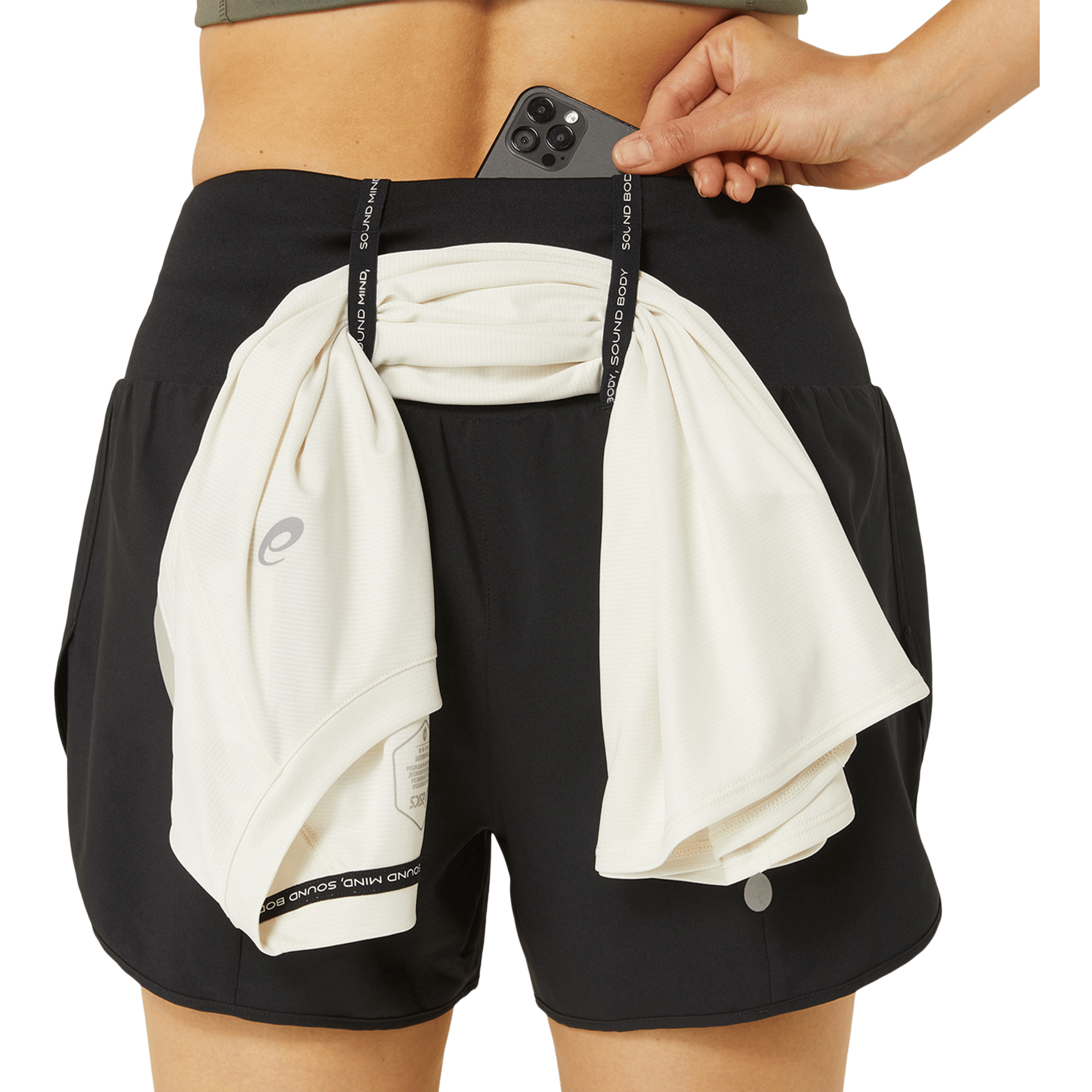 Womens Asics Road (3.5") Shorts