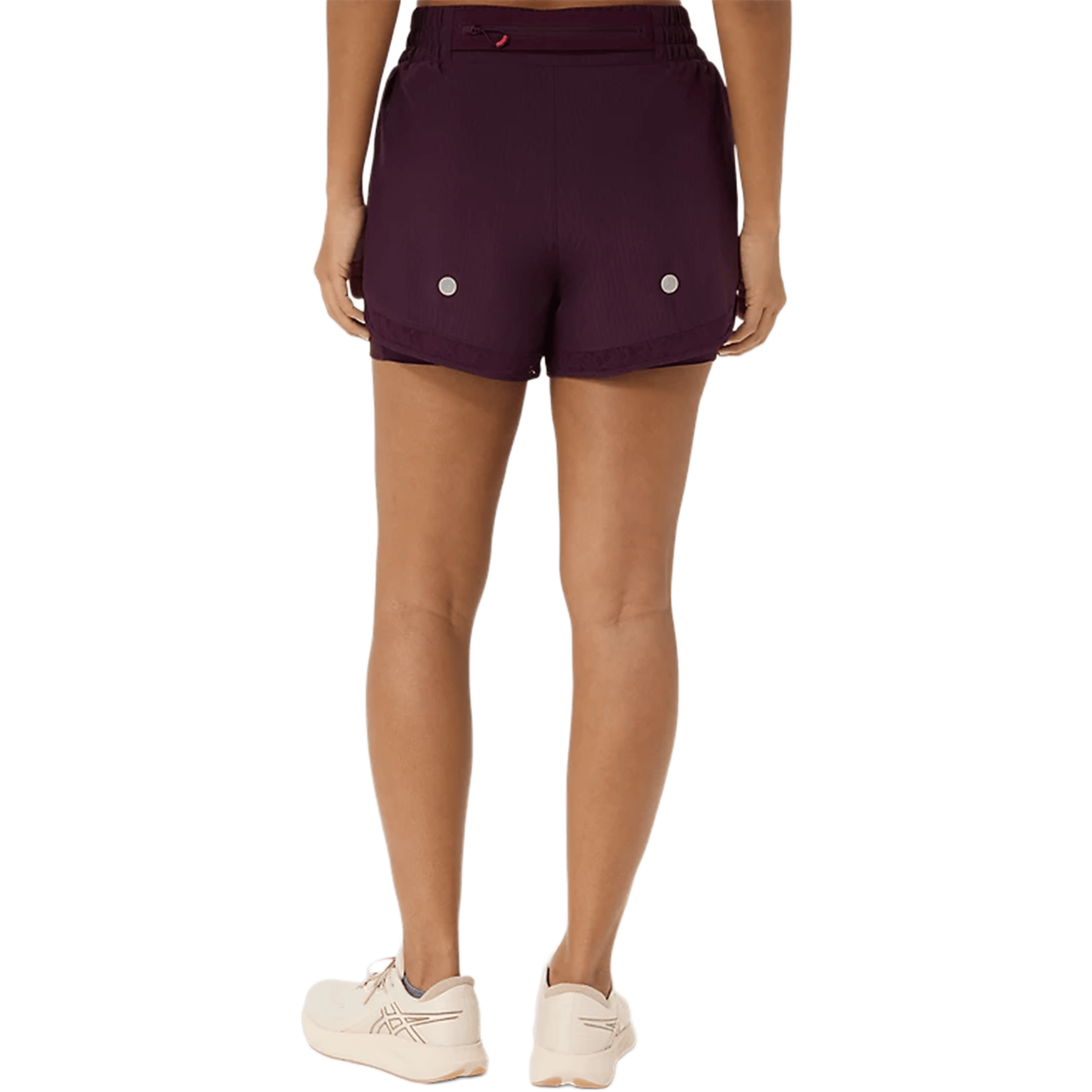 Womens Asics Nagino Run 2in1 (4") Shorts