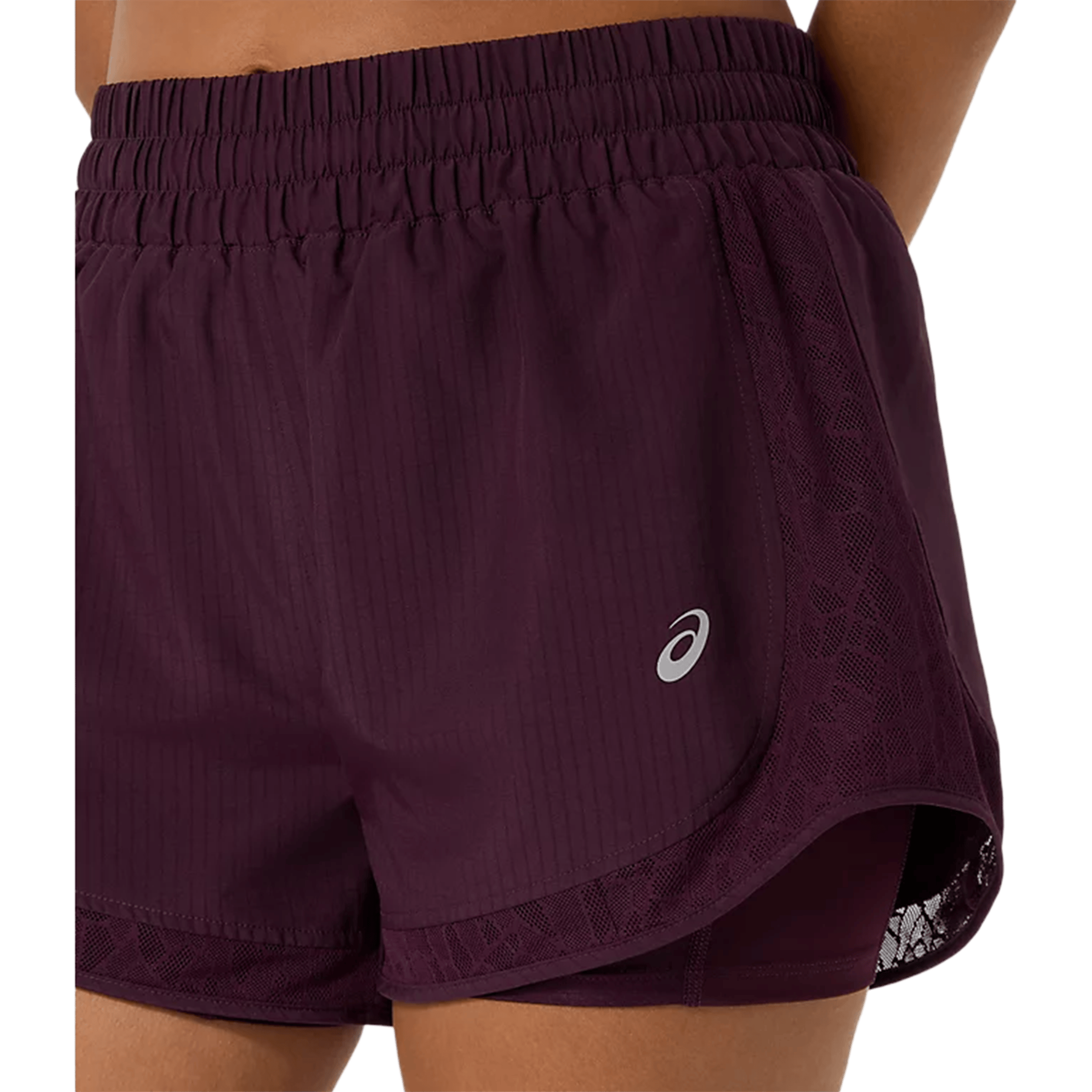 Womens Asics Nagino Run 2in1 (4") Shorts