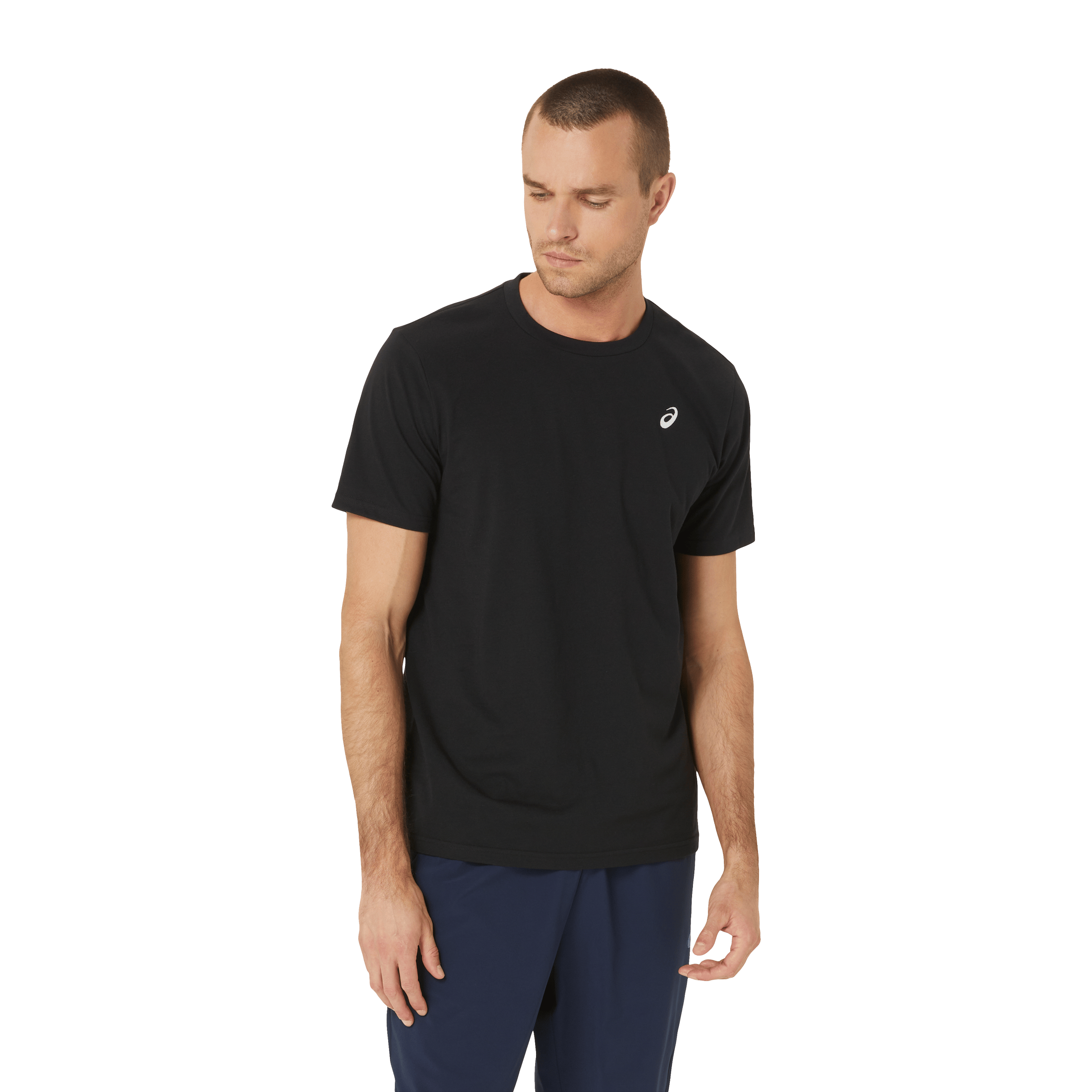 Mens Asics Spiral Embroidery Tee