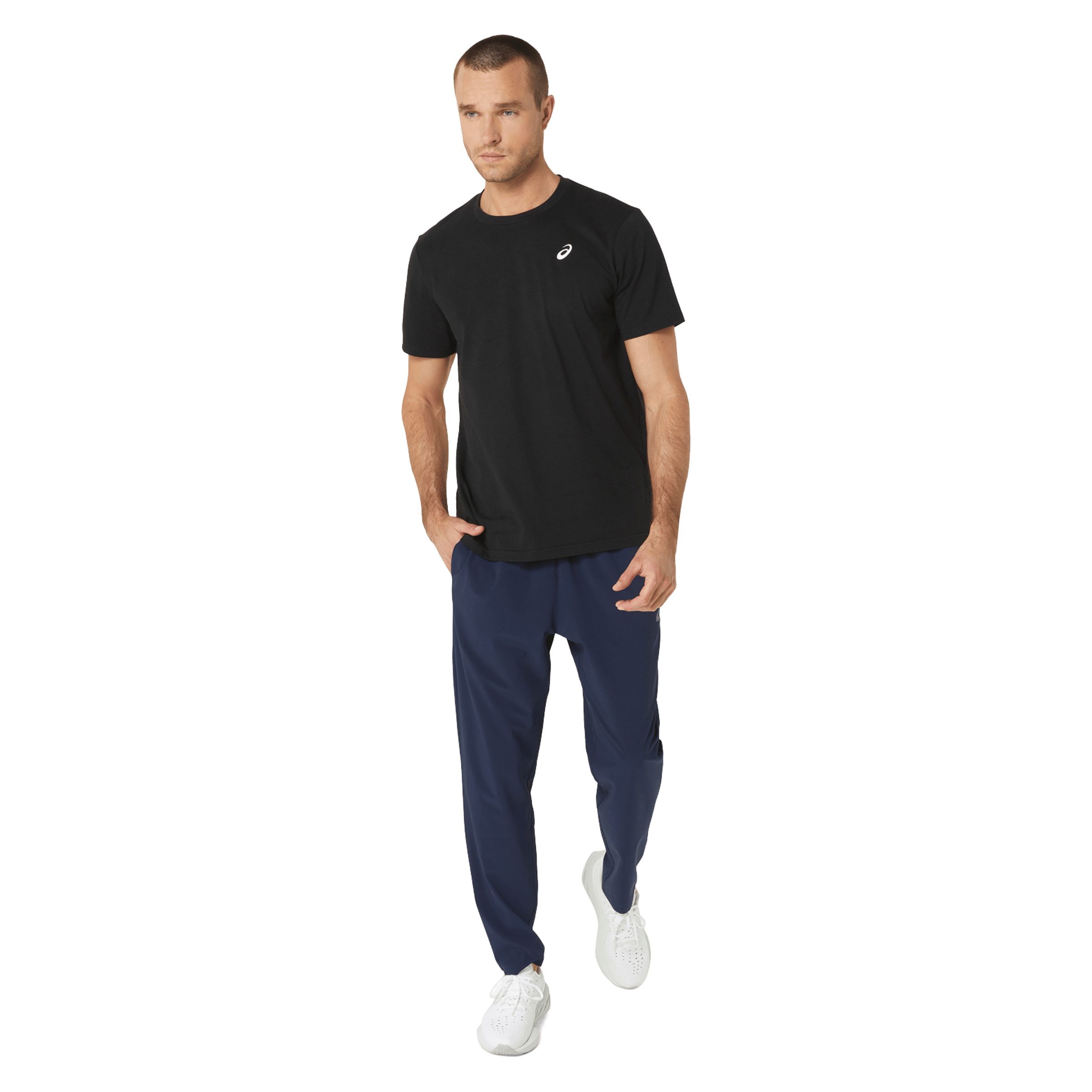 Mens Asics Spiral Embroidery Tee