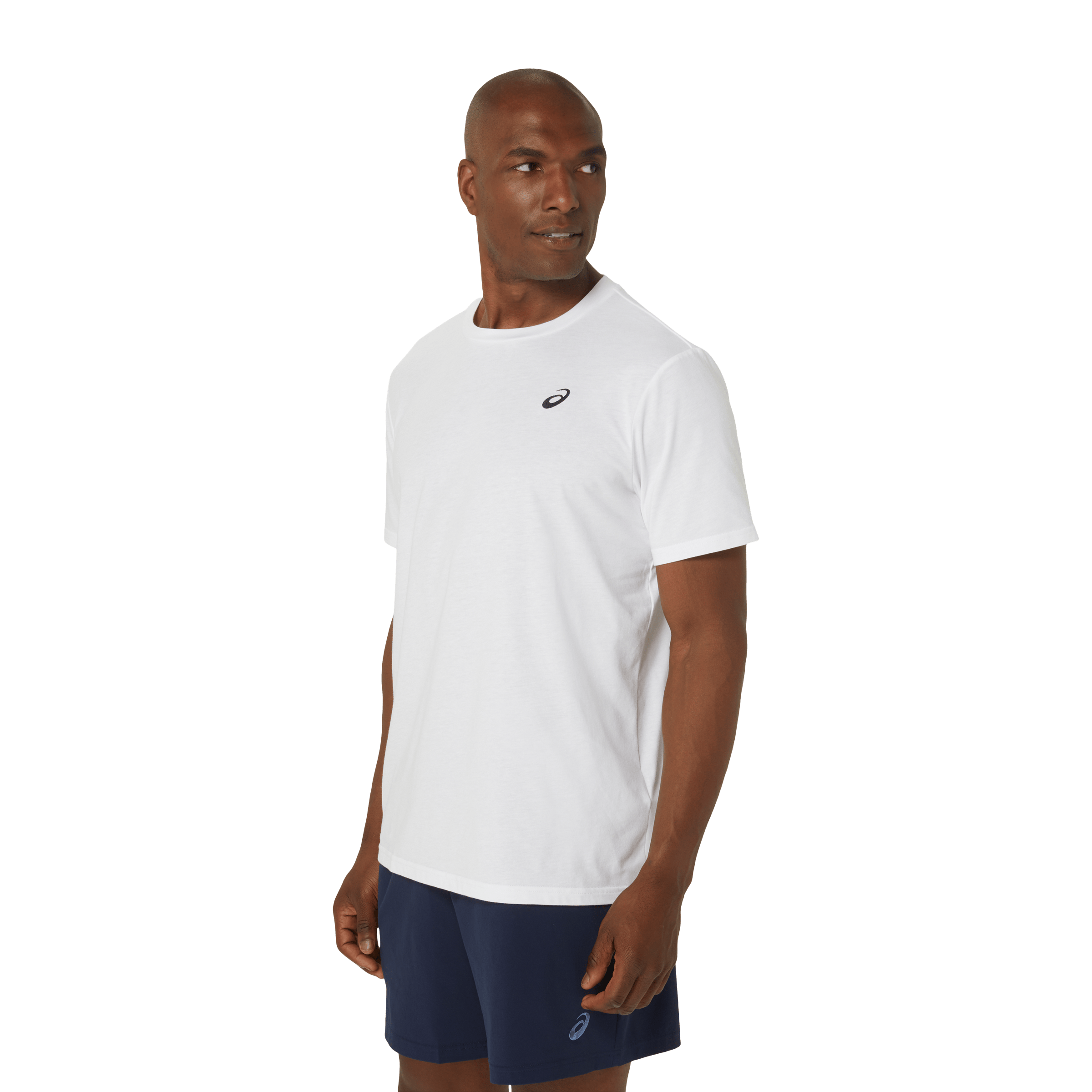 Mens Asics Spiral Embroidery Tee