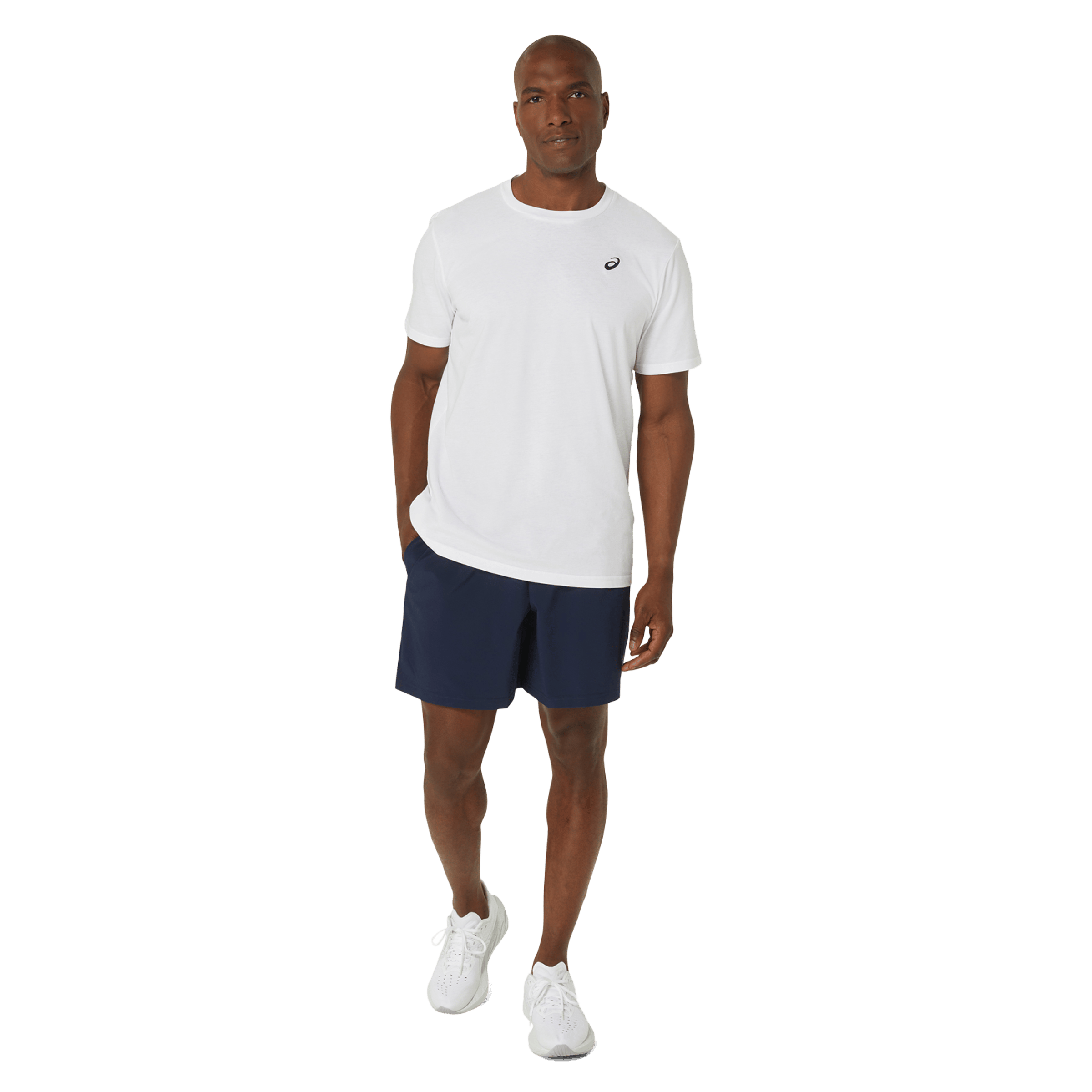 Mens Asics Spiral Embroidery Tee