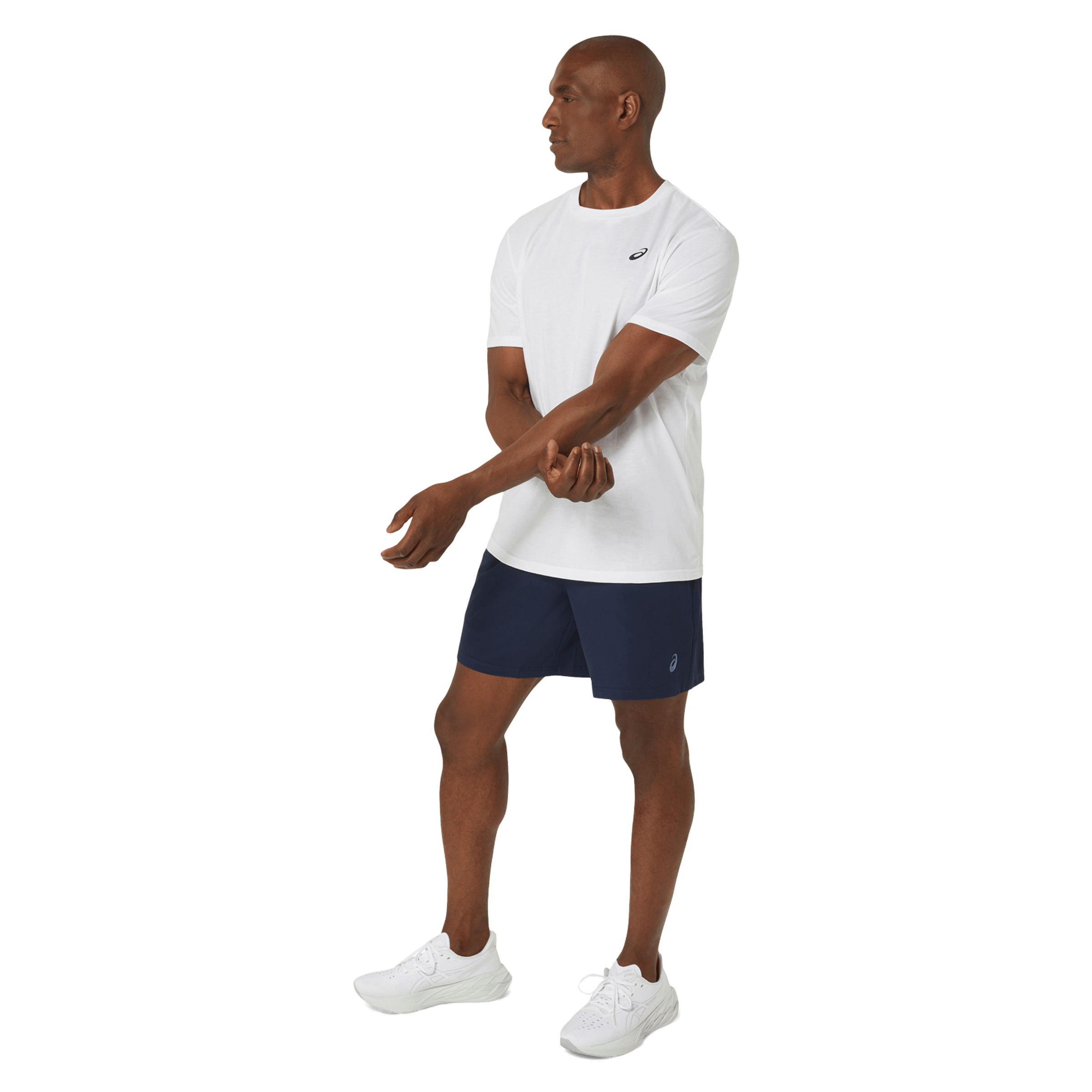 Mens Asics Spiral Embroidery Tee