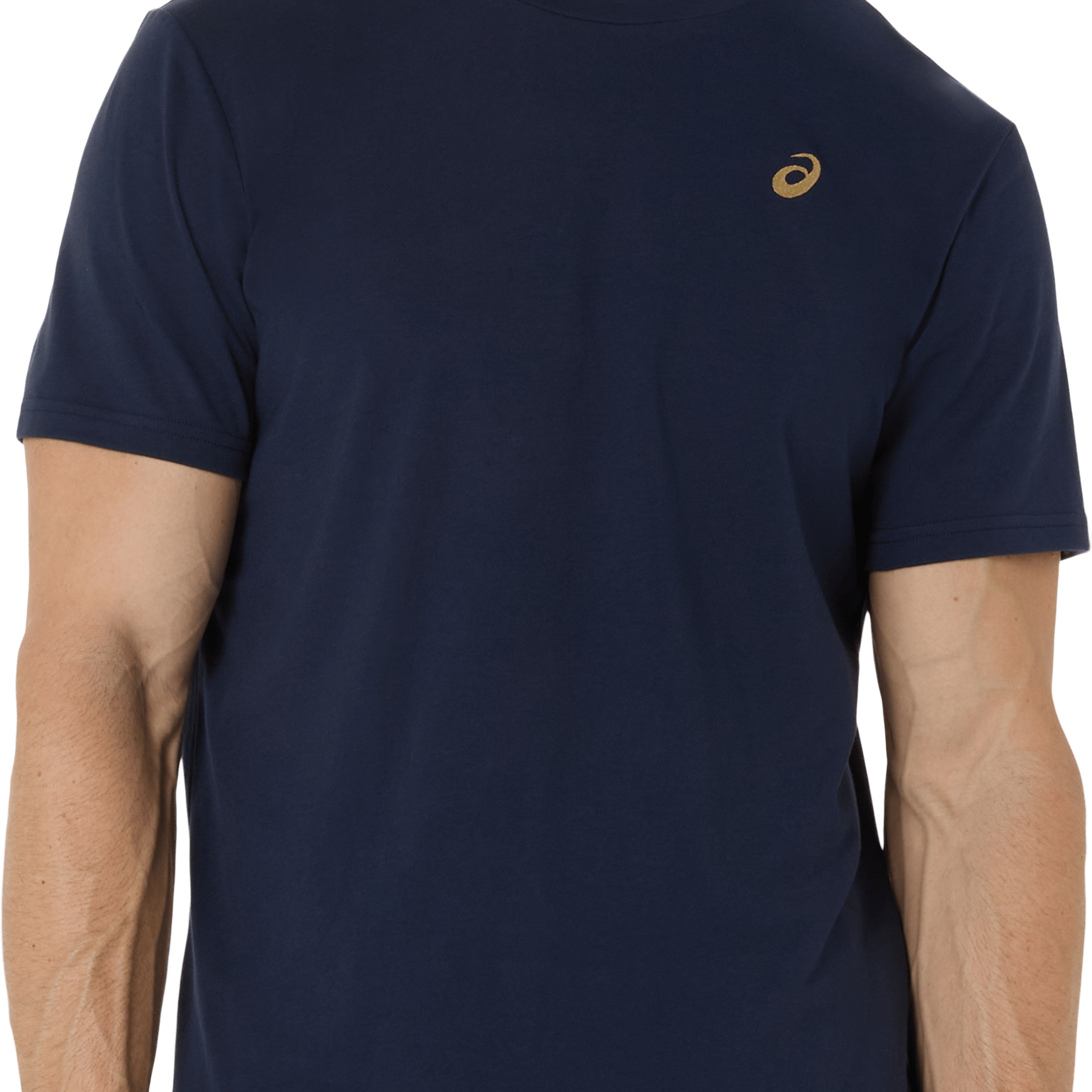 Mens Asics Spiral Embroidery Tee
