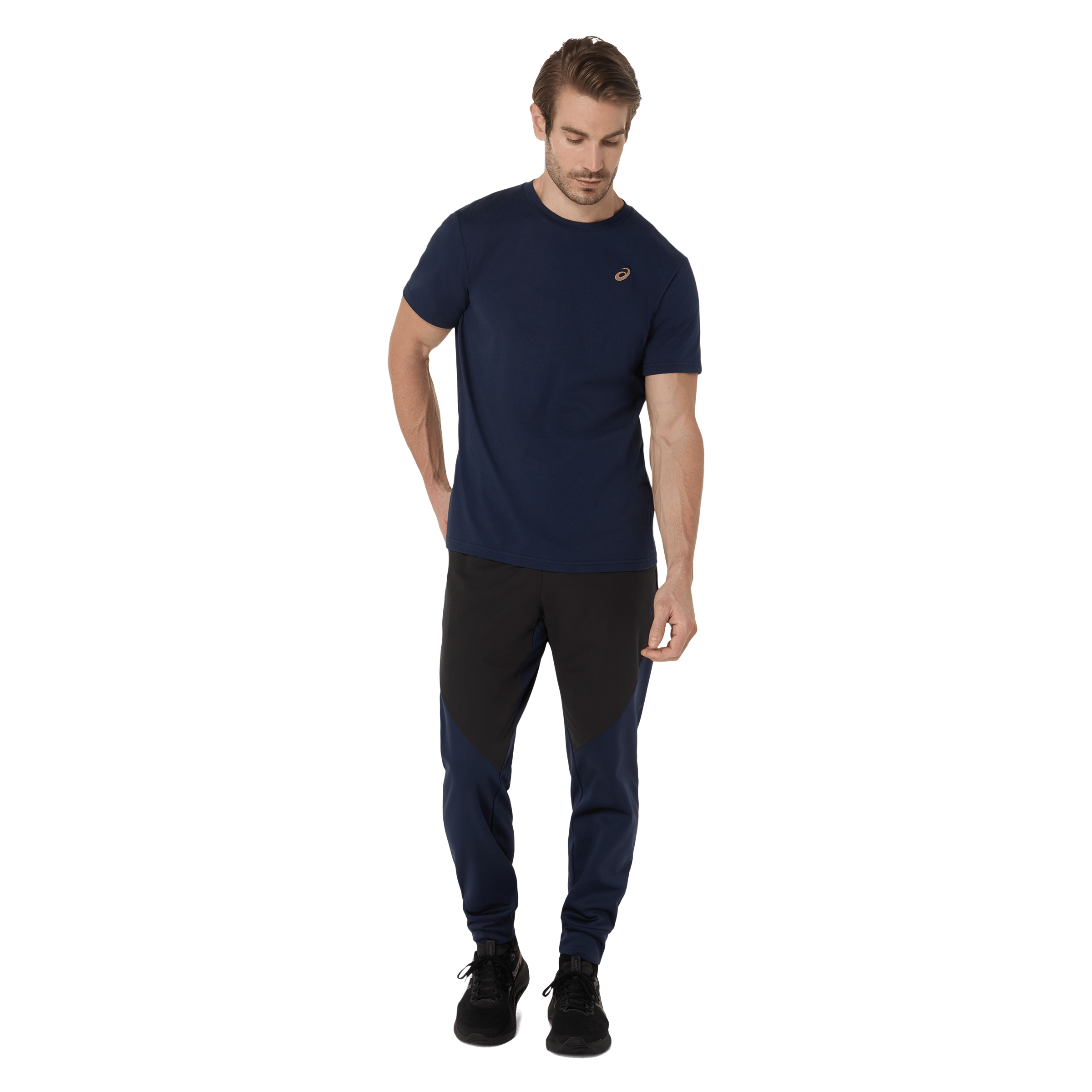 Mens Asics Spiral Embroidery Tee