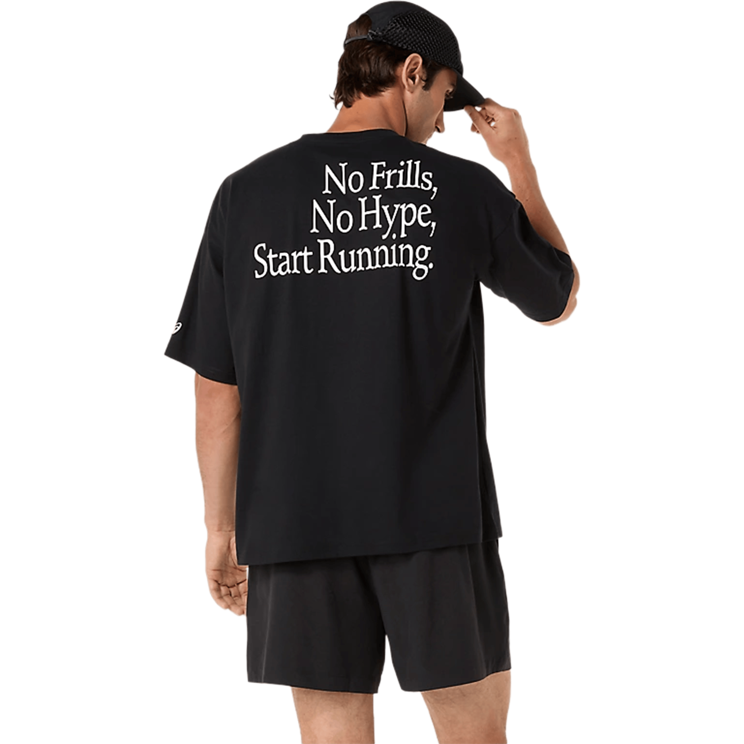 Mens Asics Runner Message Graphic Relaxed Tee