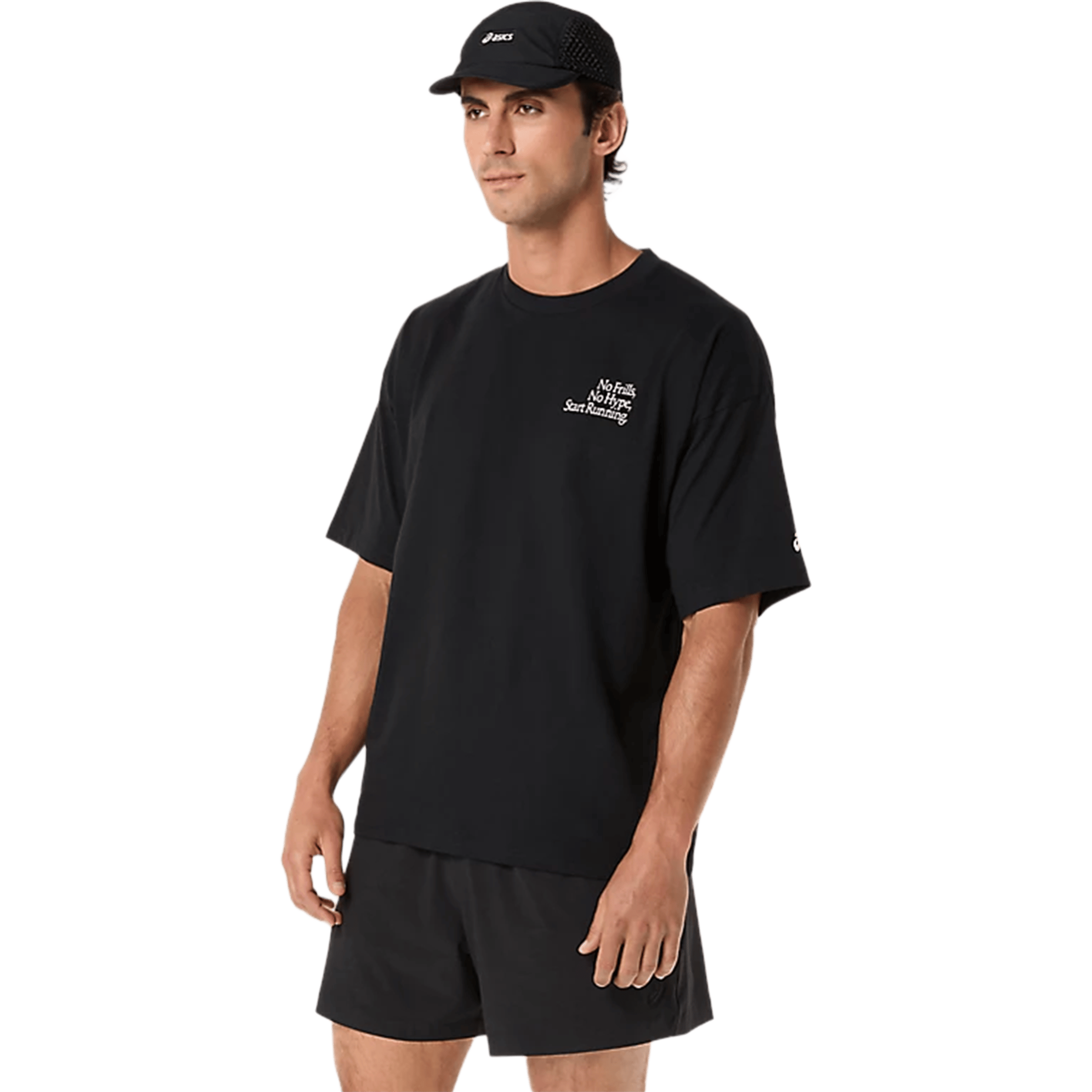 Mens Asics Runner Message Graphic Relaxed Tee