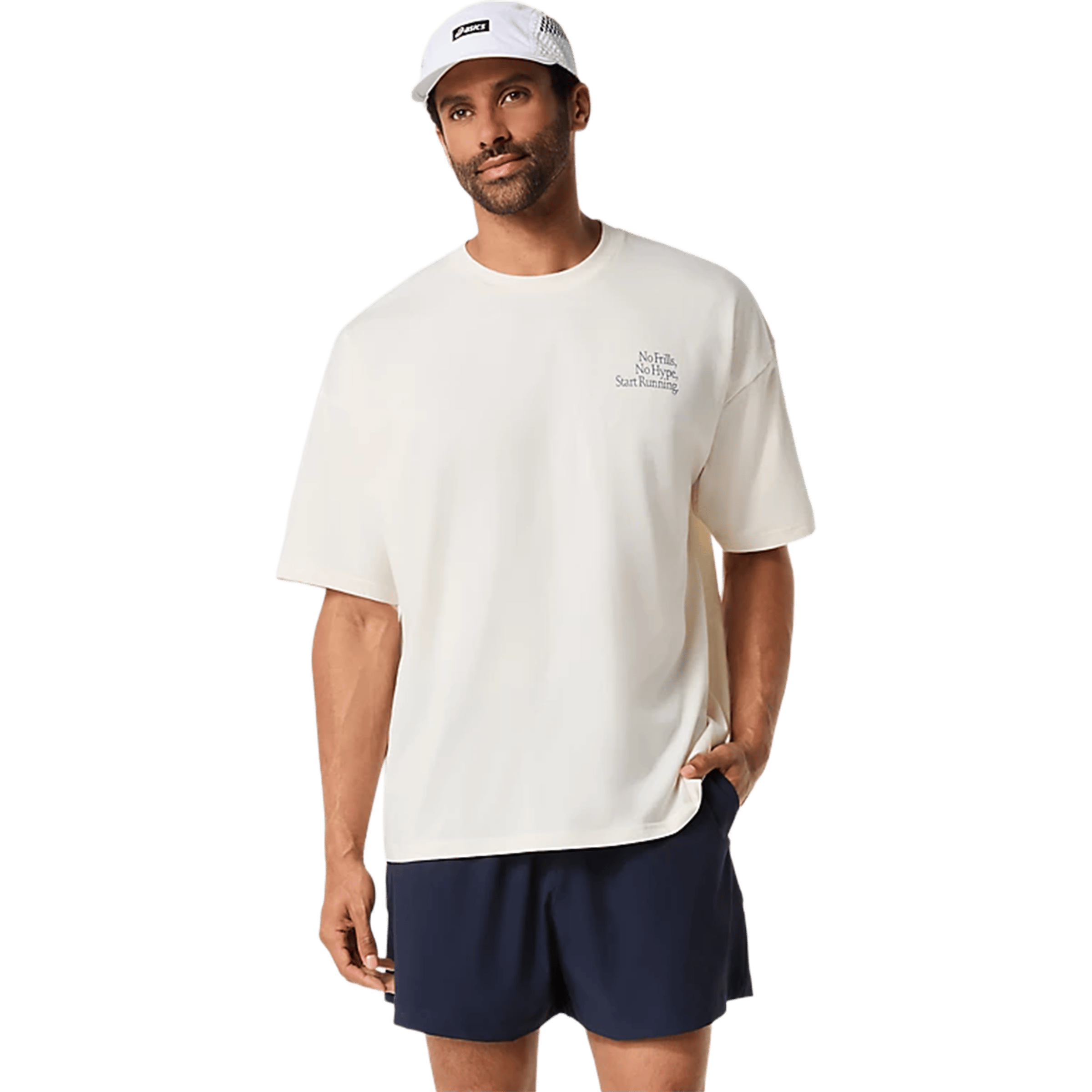 Mens Asics Runner Message Graphic Relaxed Tee