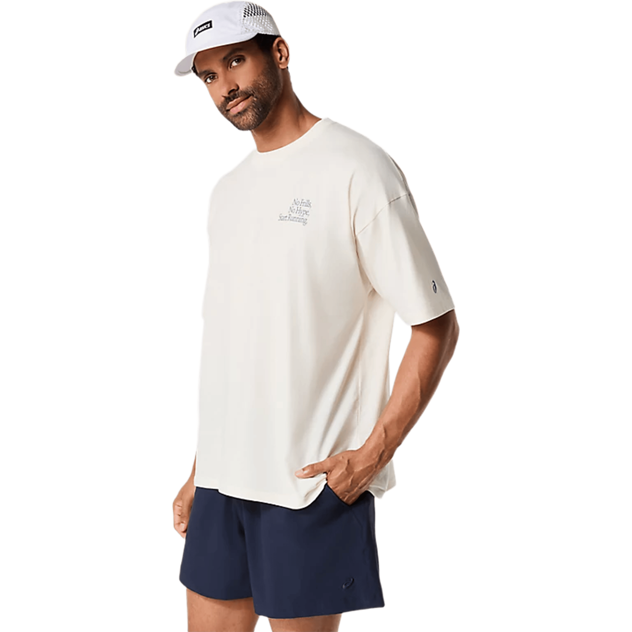 Mens Asics Runner Message Graphic Relaxed Tee