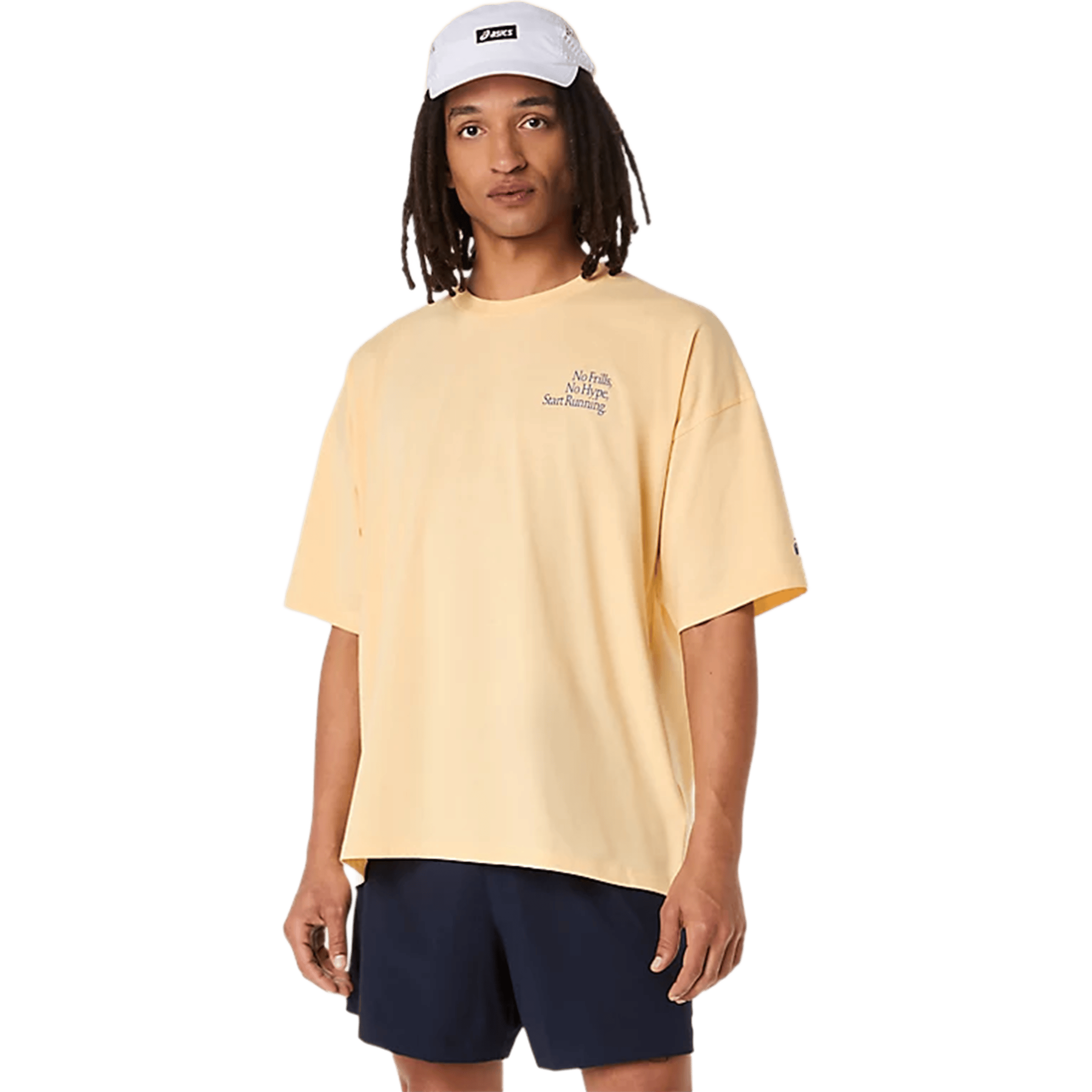Mens Asics Runner Message Graphic Relaxed Tee