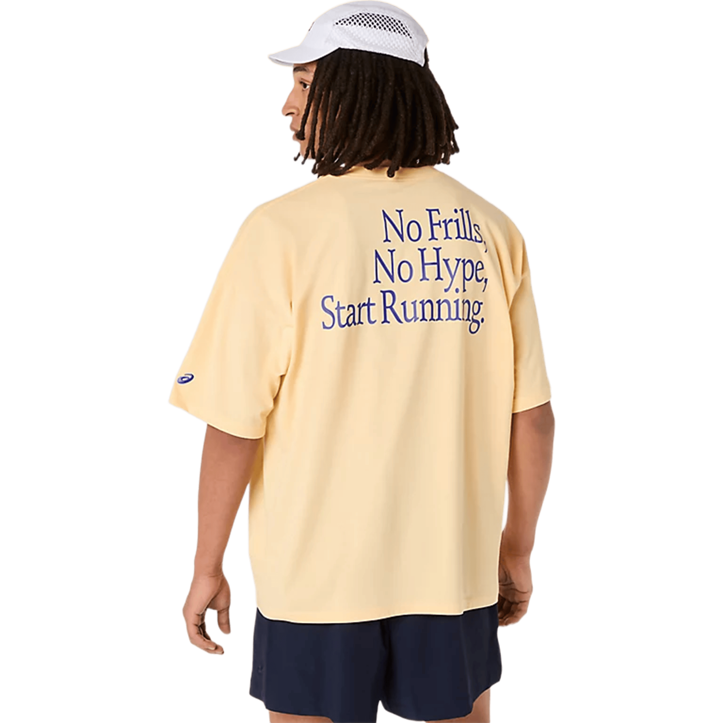 Mens Asics Runner Message Graphic Relaxed Tee