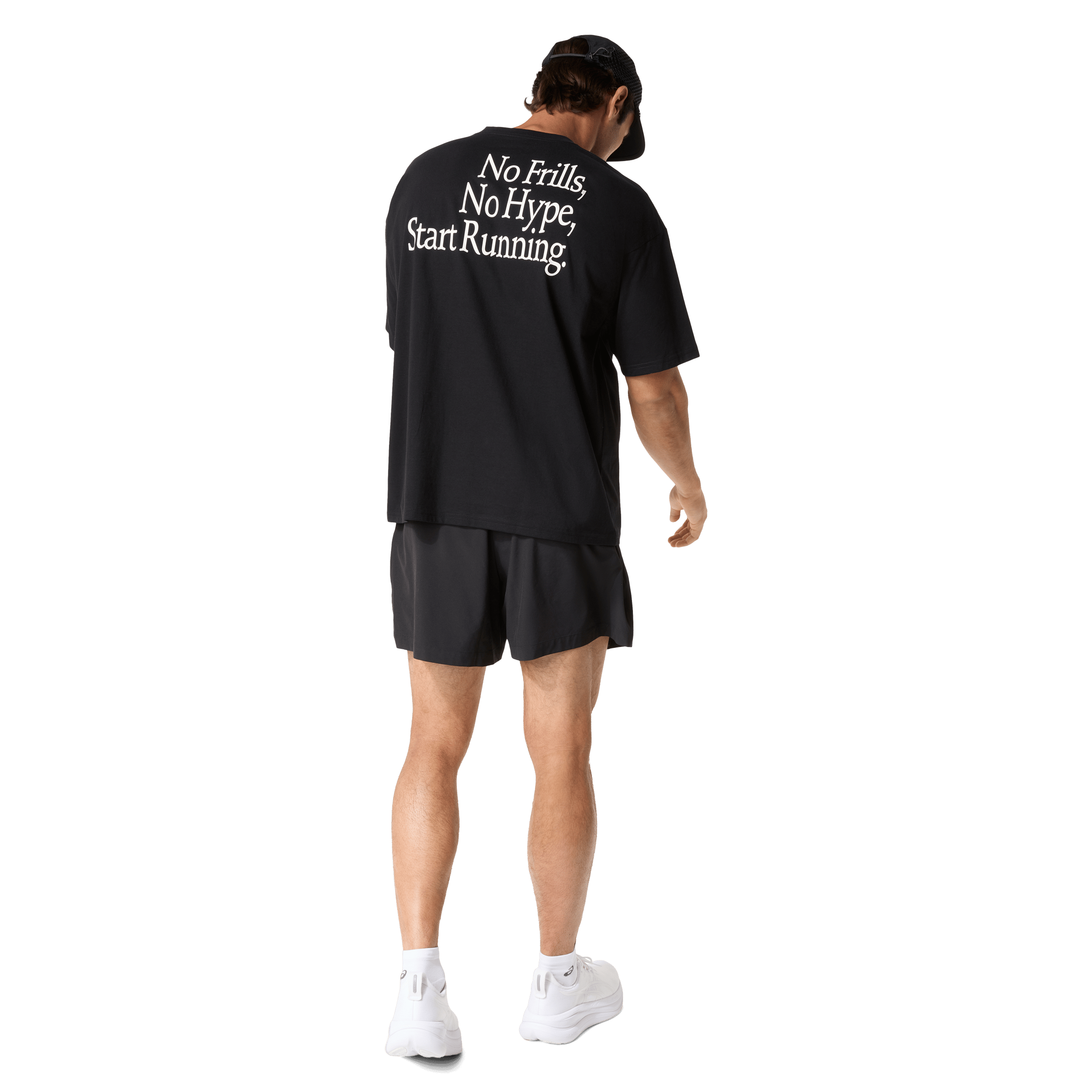Mens Asics Runner Message Graphic Relaxed Tee