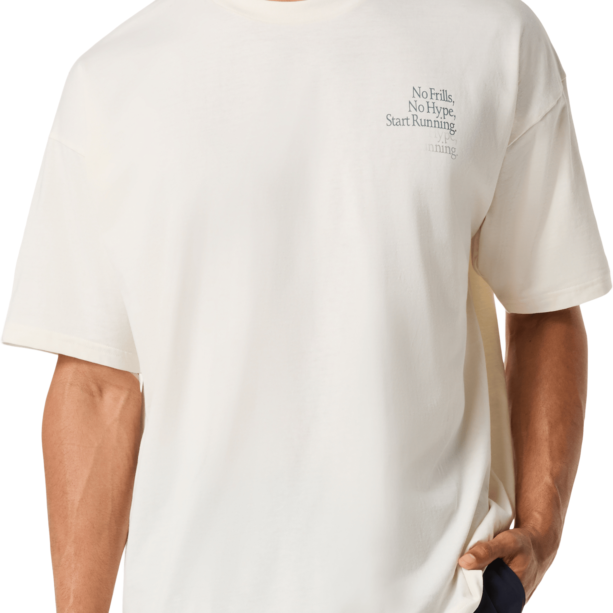 Mens Asics Runner Message Graphic Tee