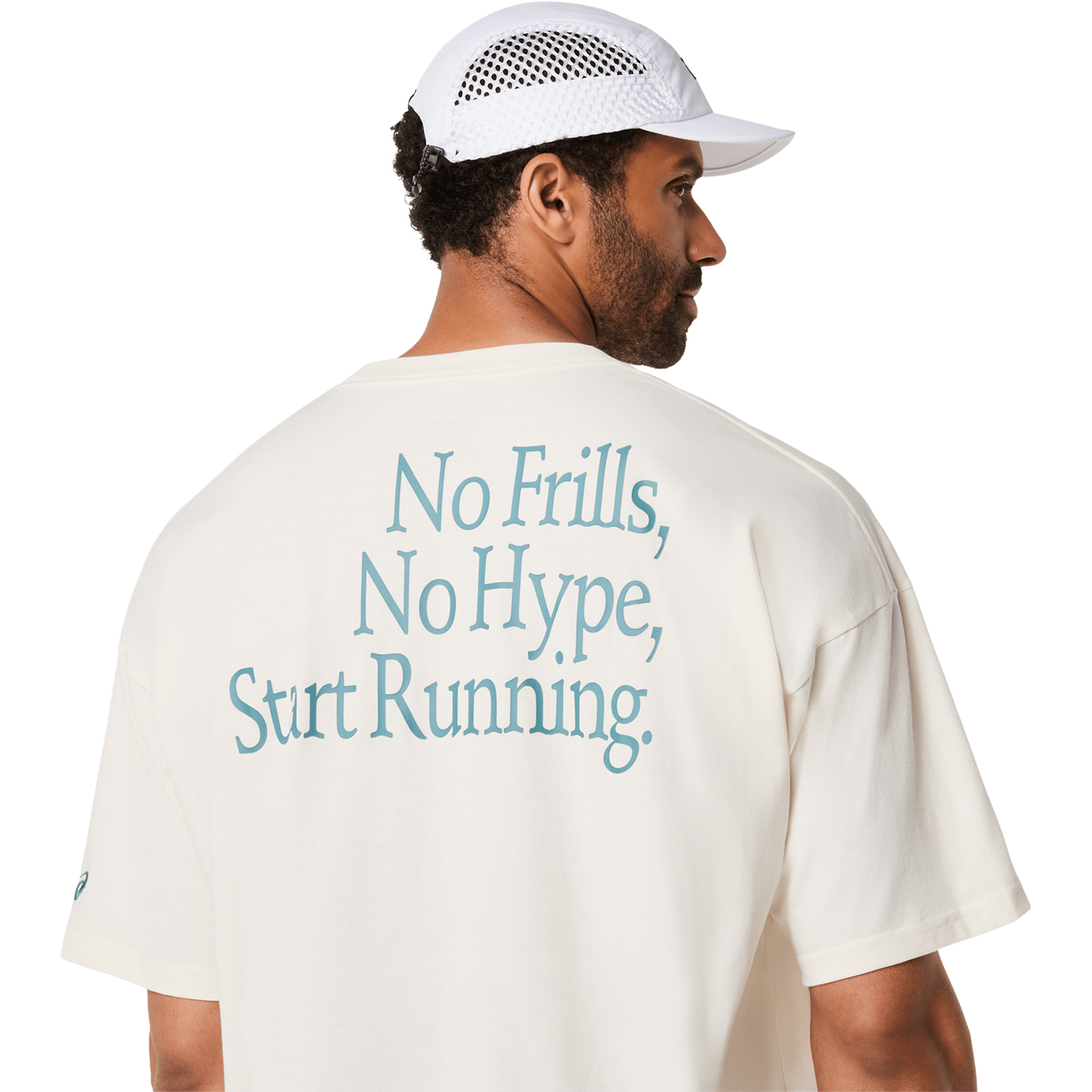 Mens Asics Runner Message Graphic Tee