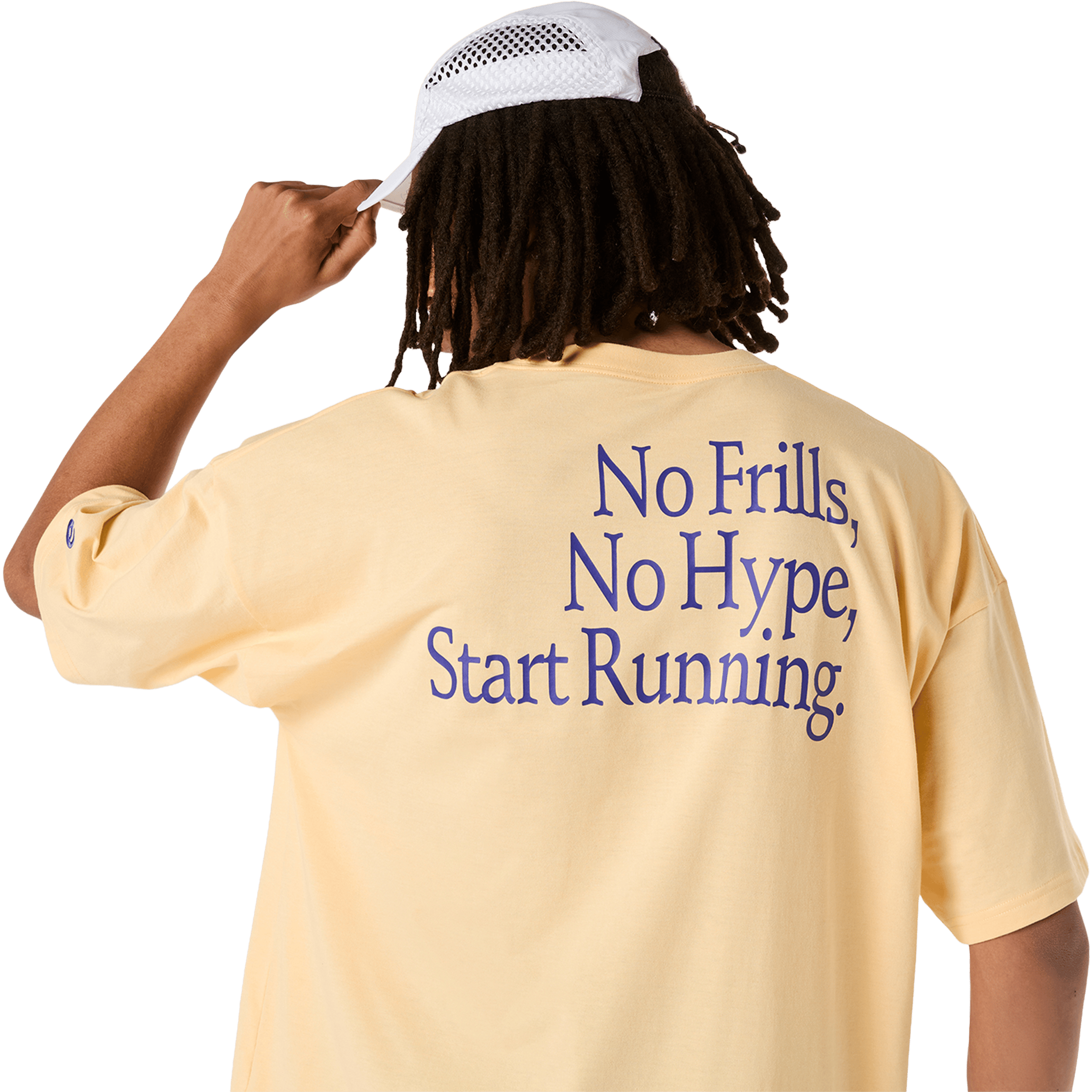 Mens Asics Runner Message Graphic Relaxed Tee